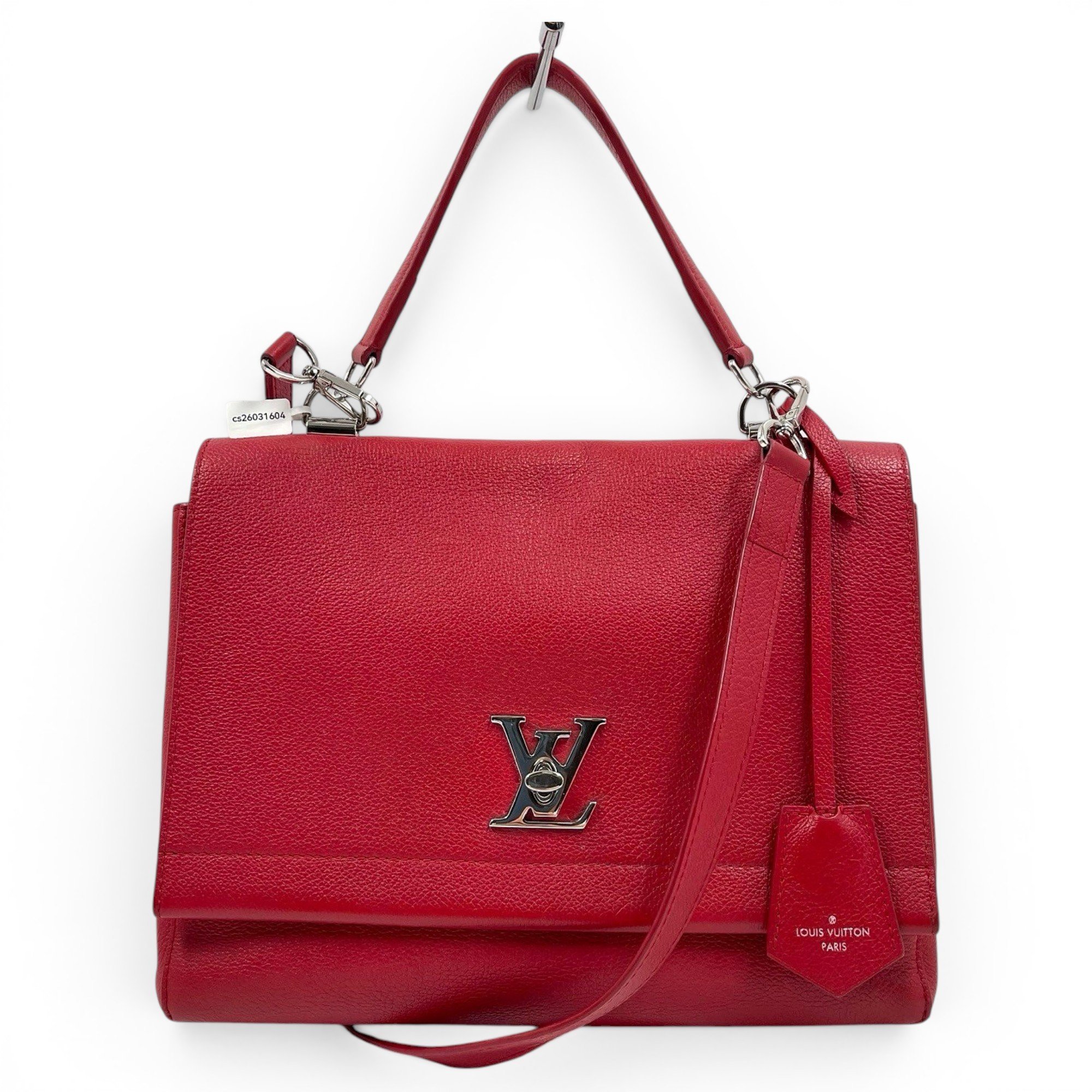 Lockme leather crossbody bag