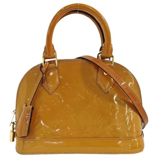 Alma patent leather handbag