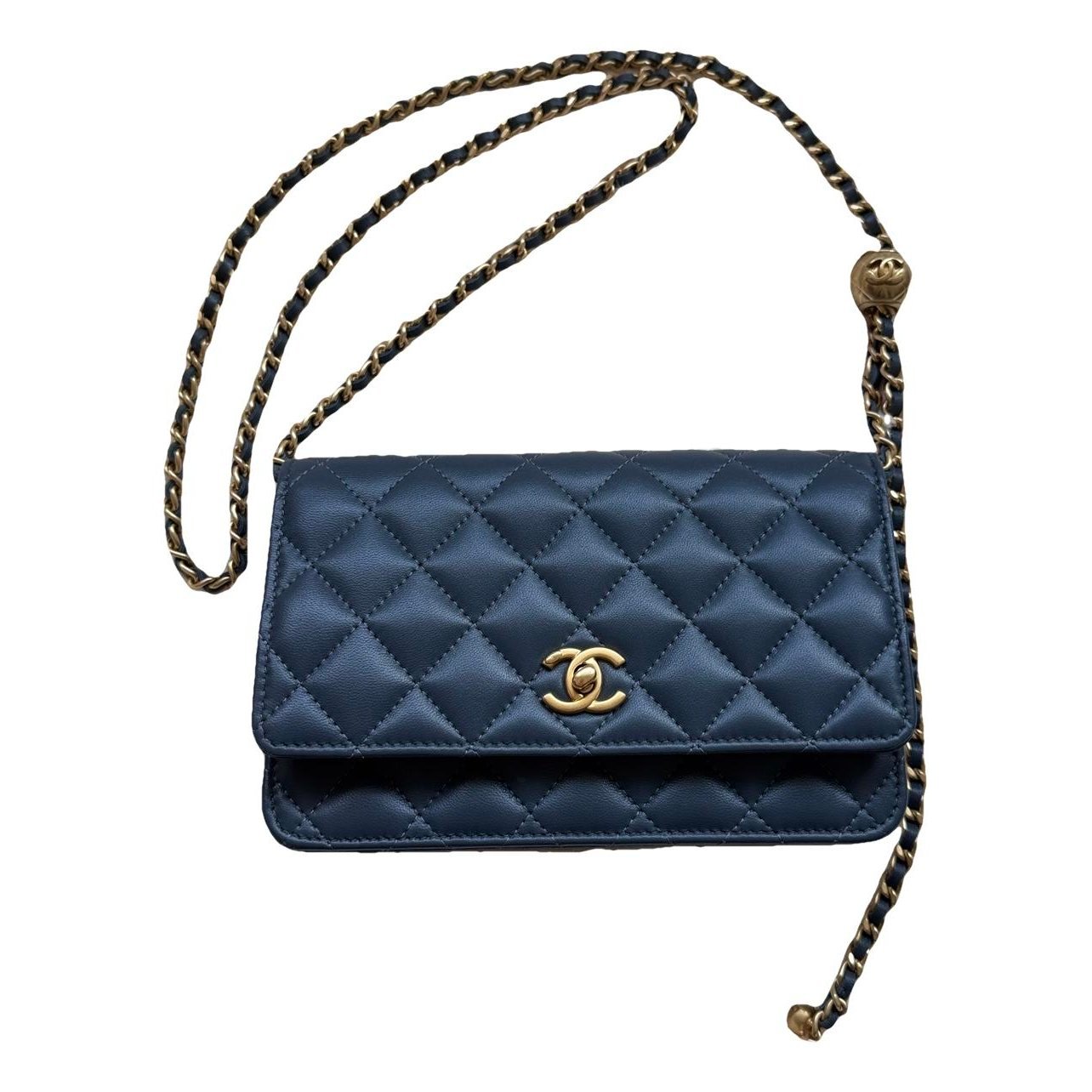 Trendy CC Wallet on Chain leather crossbody bag