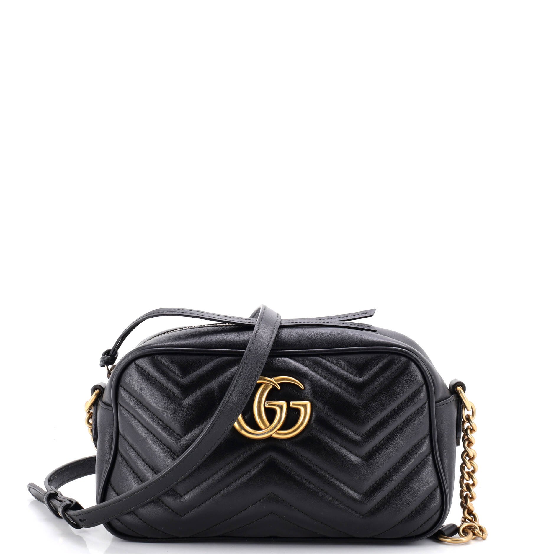 GG Marmont Shoulder Bag Matelasse Leather Small