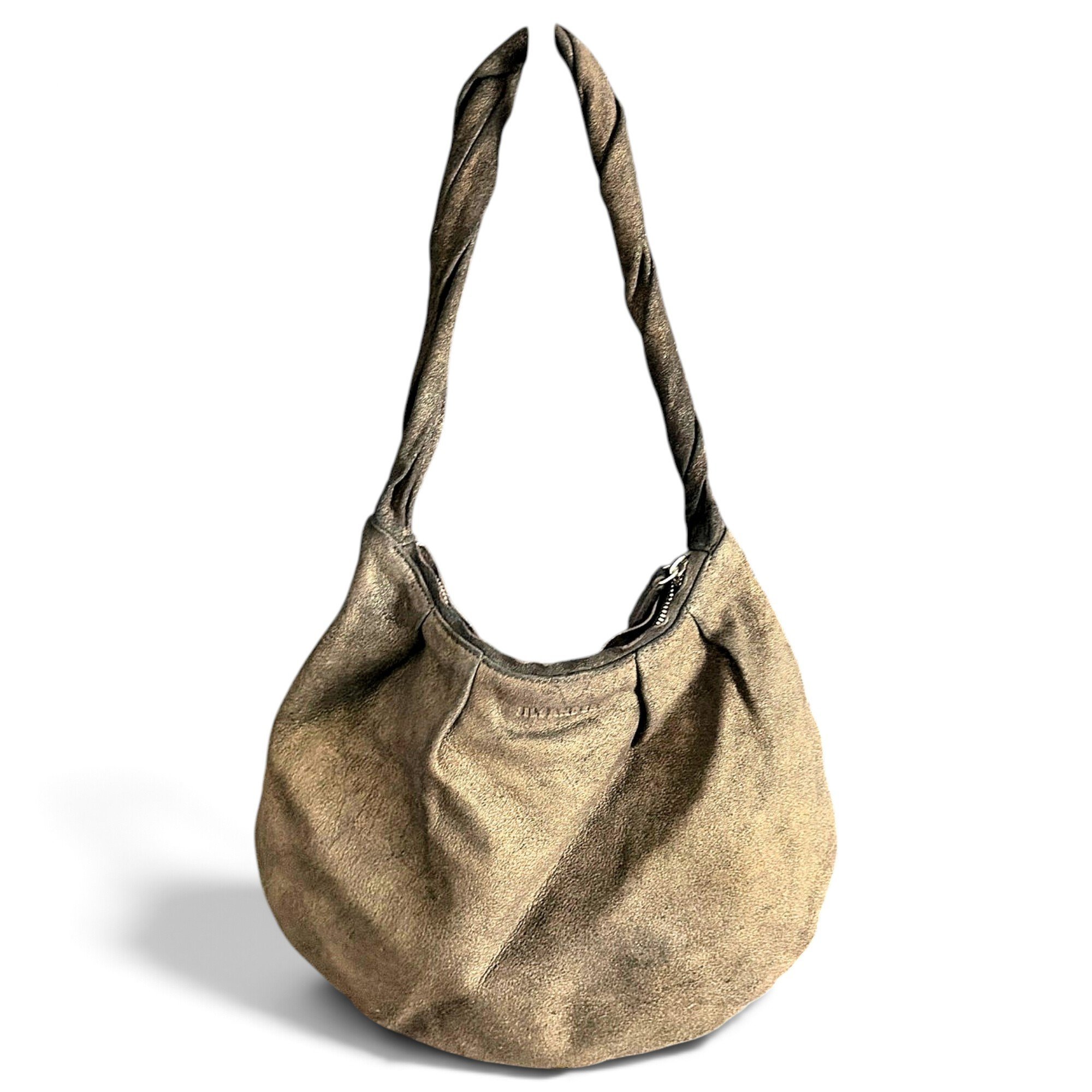 Tangle leather crossbody bag