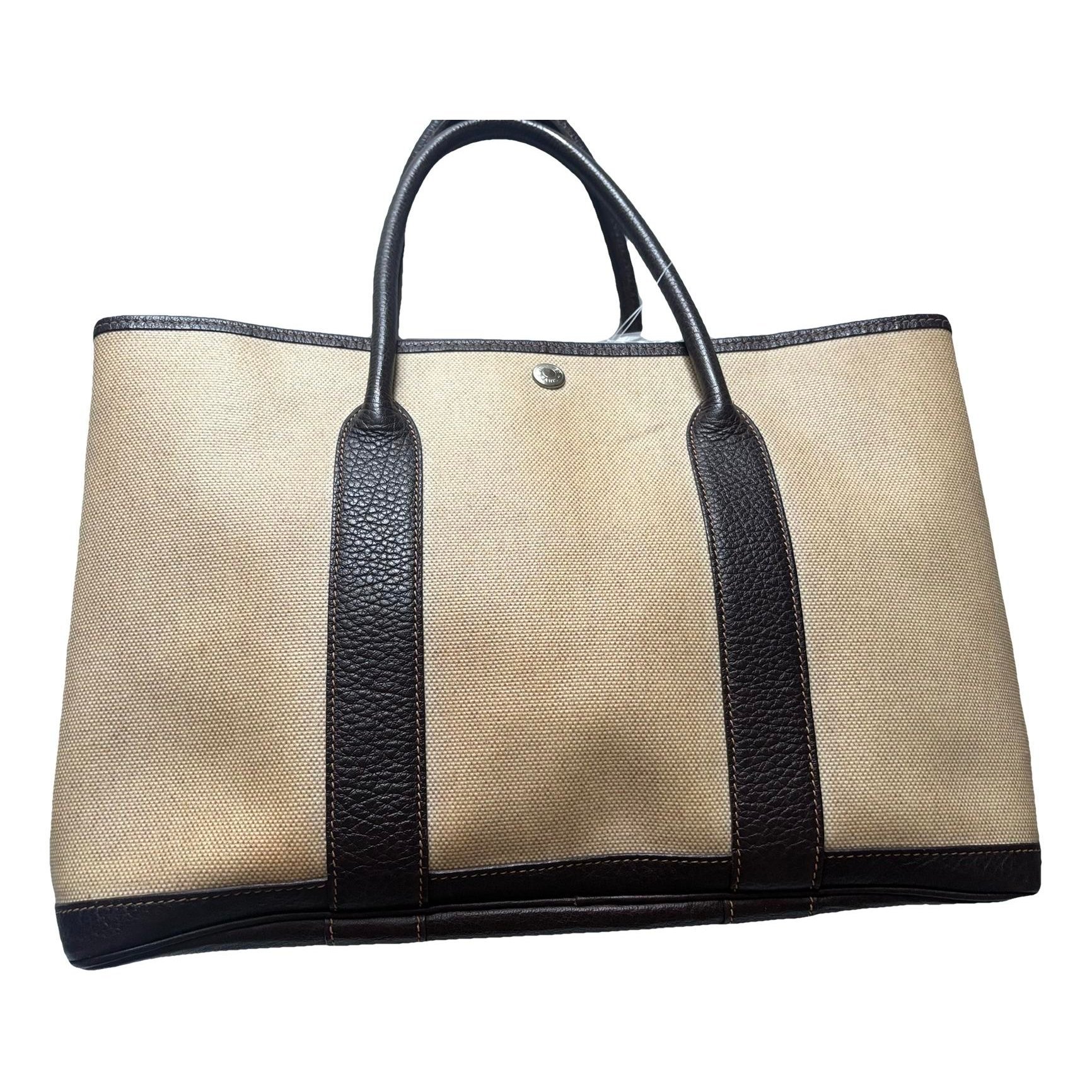 Hermes Garden Party Handbag Natural 2002