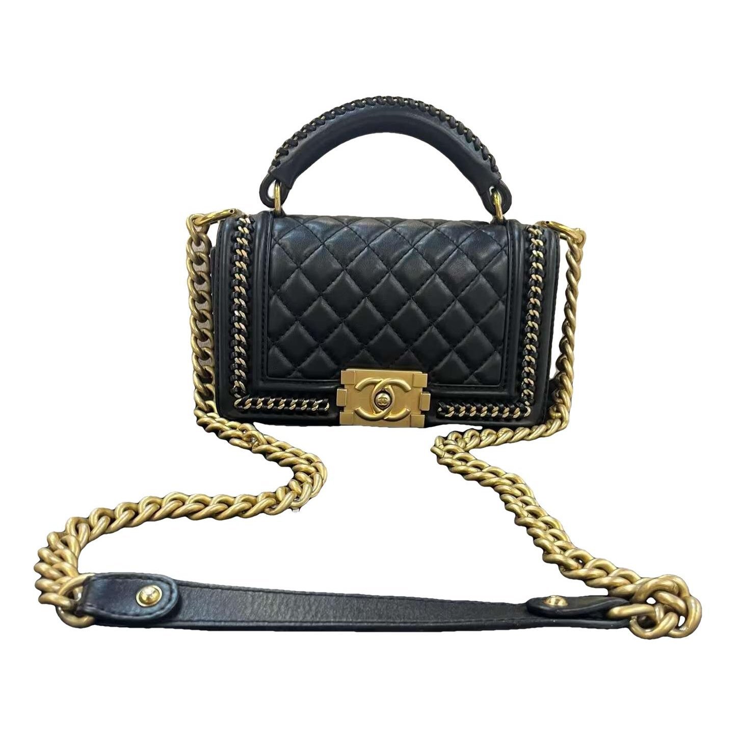 Boy leather handbag