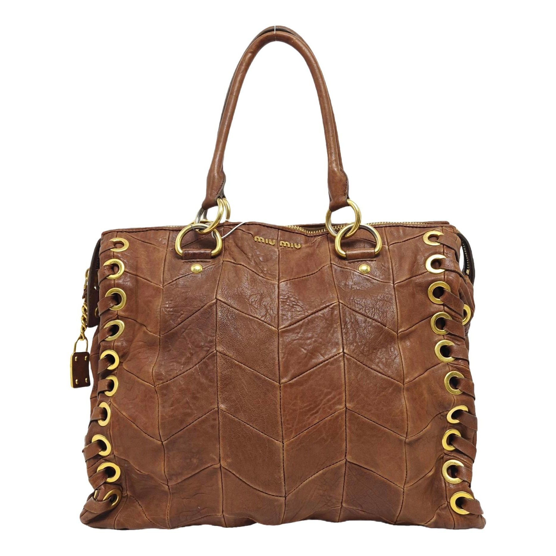 Bow bag leather handbag