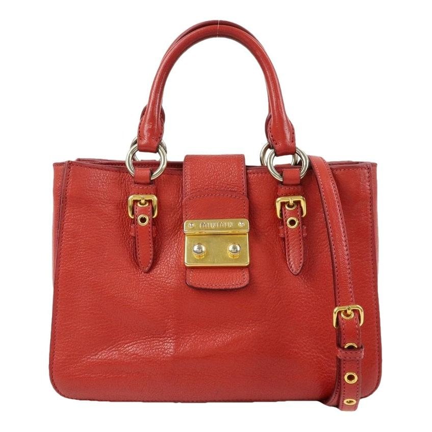 Leather handbag