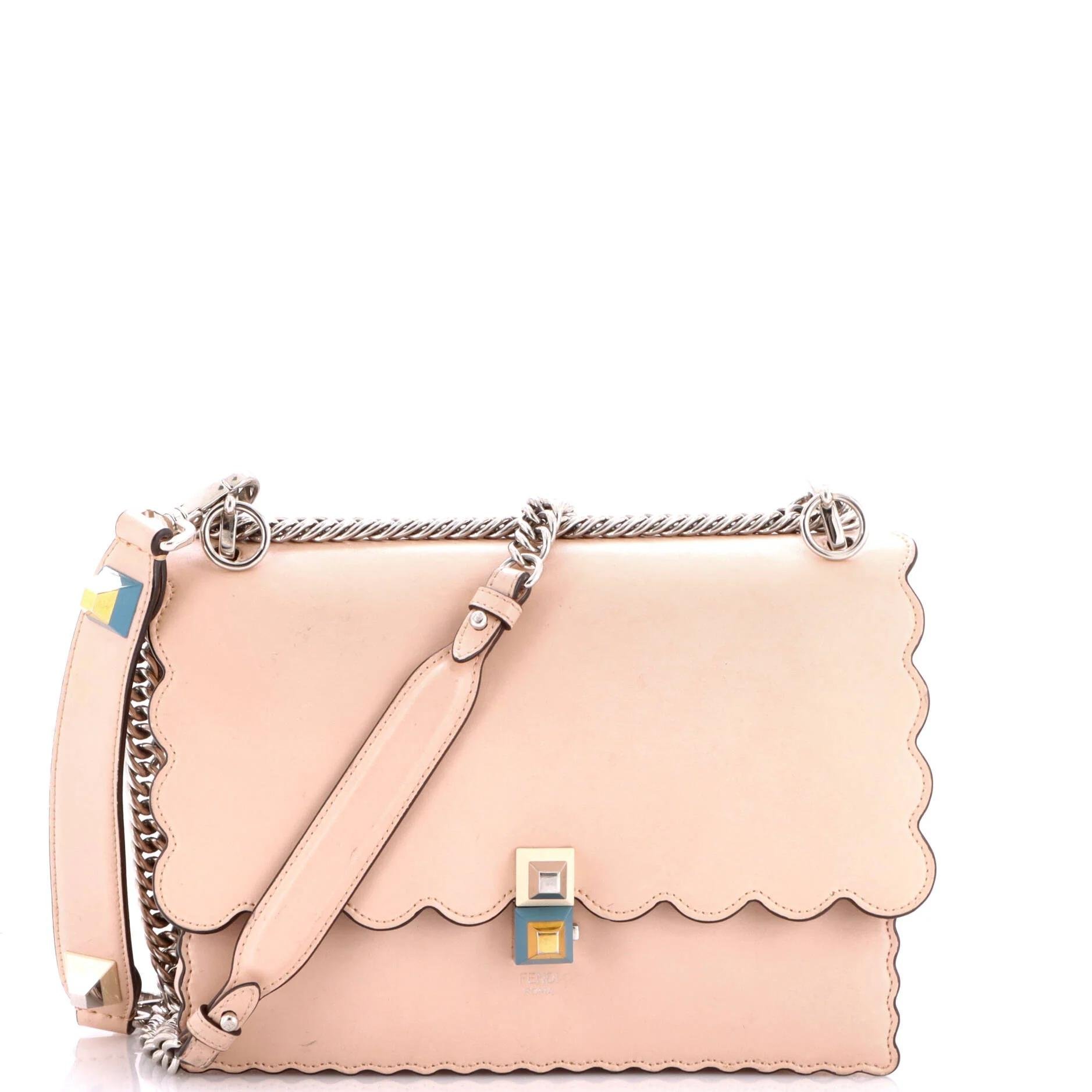 Fendi Kan I leather handbag