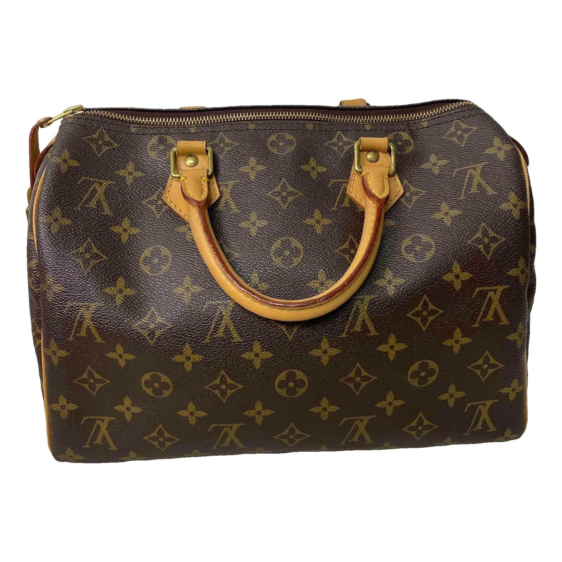 Speedy leather handbag