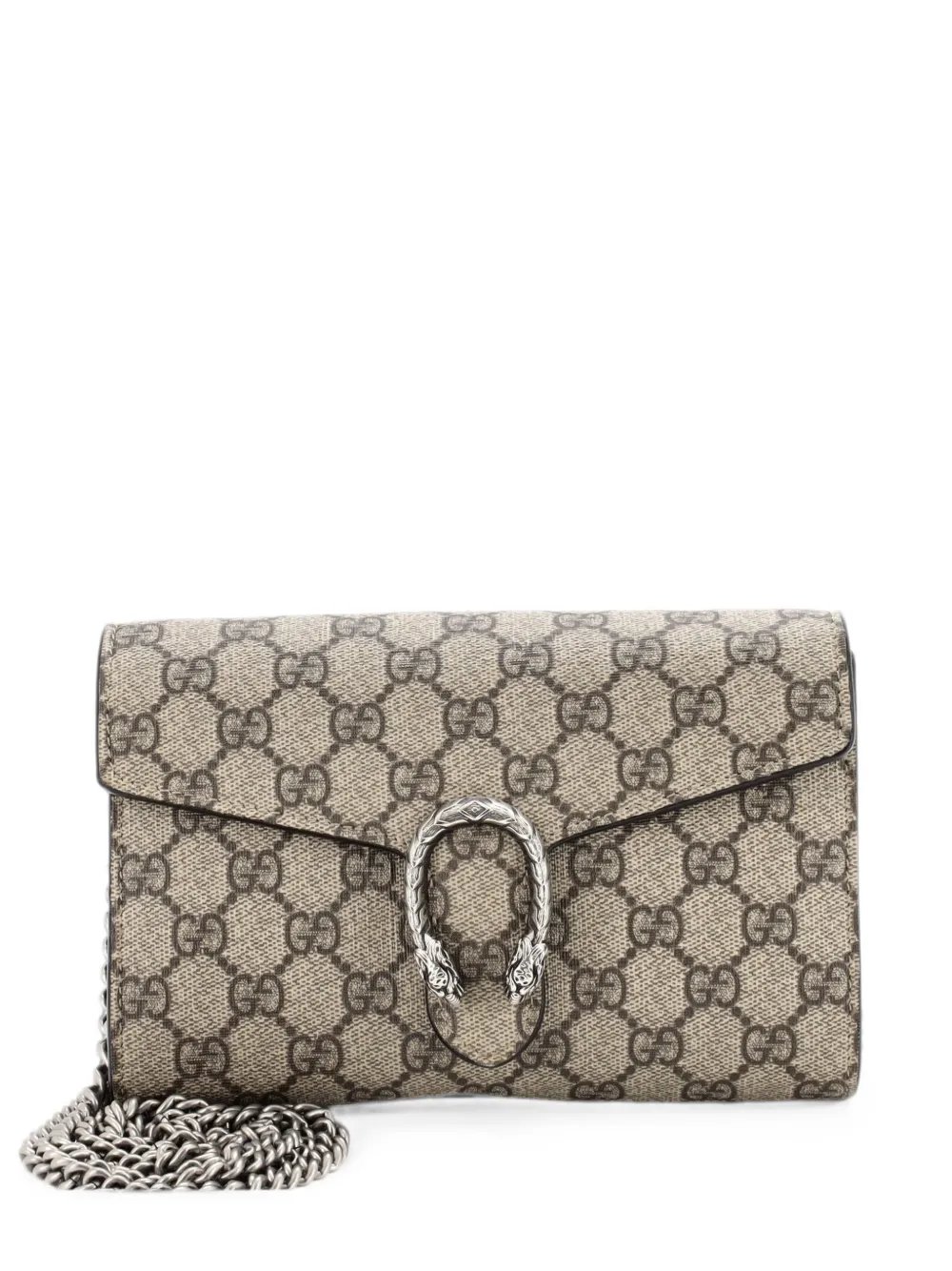 Dionysus Chain Wallet GG Coated Canvas Small crossbody bag