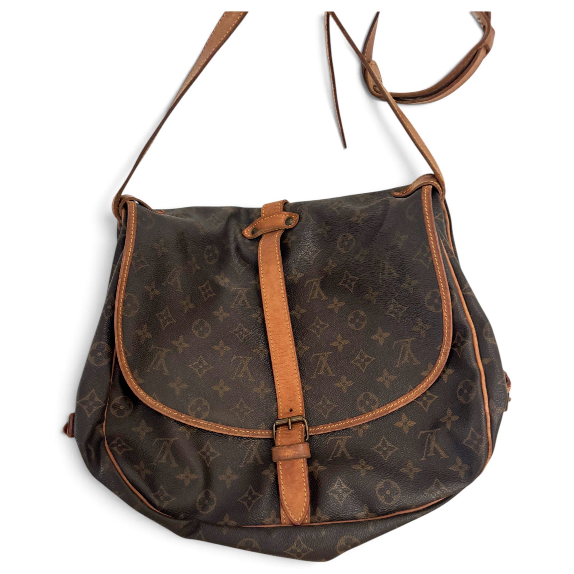 Saumur leather crossbody bag