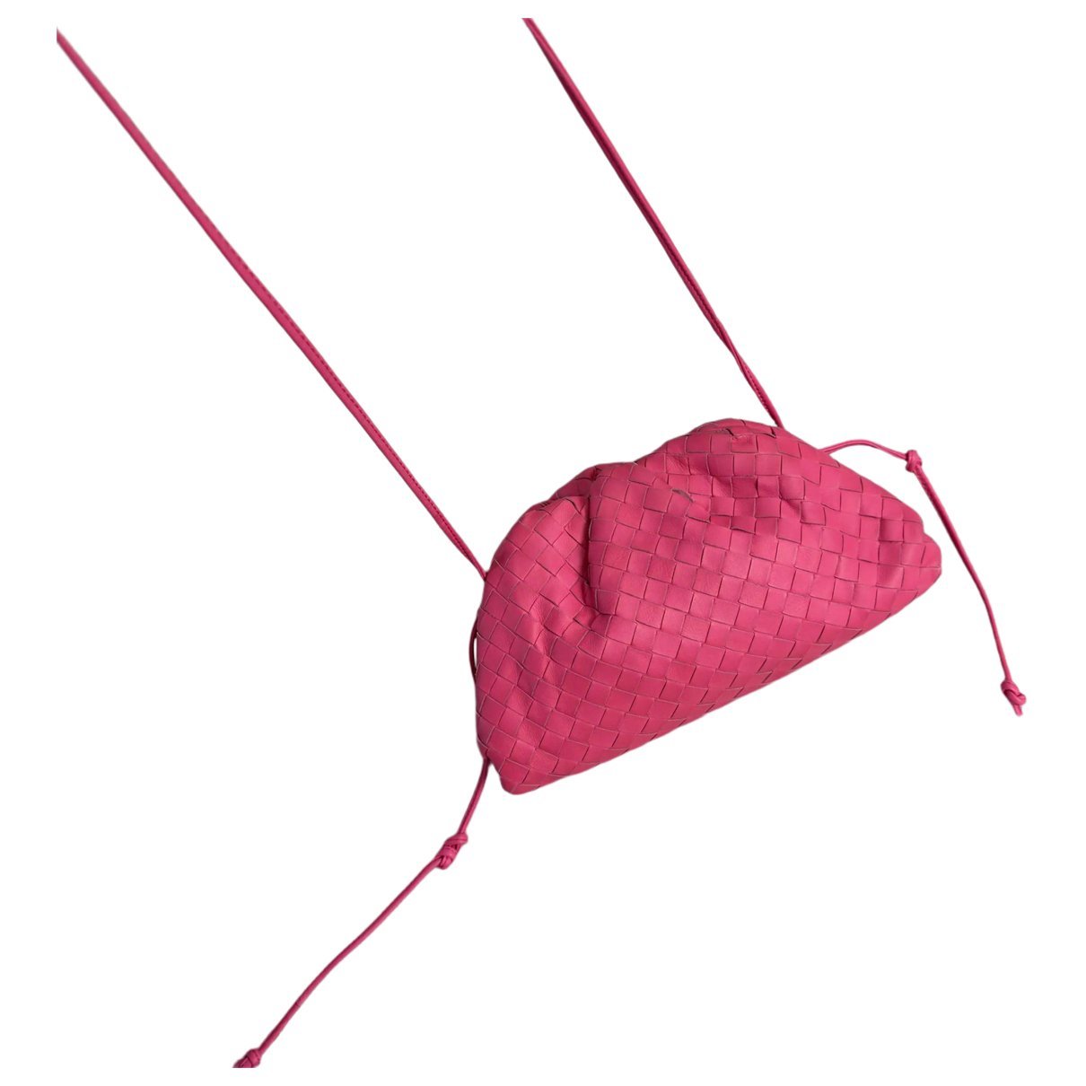 Pouch leather crossbody bag