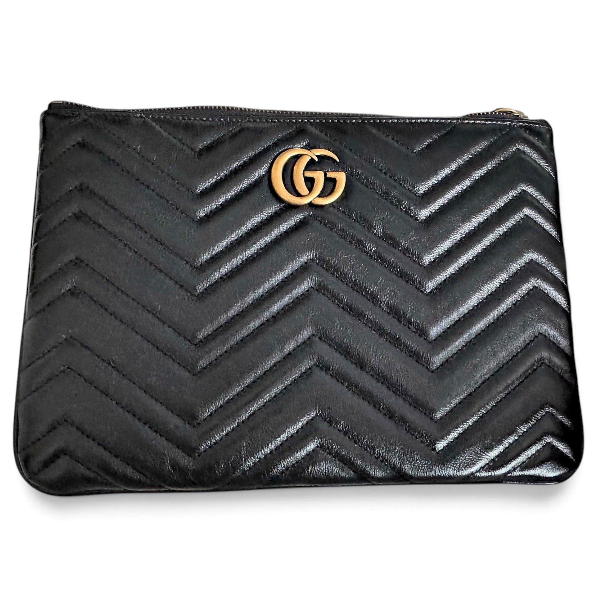 Marmont leather clutch bag