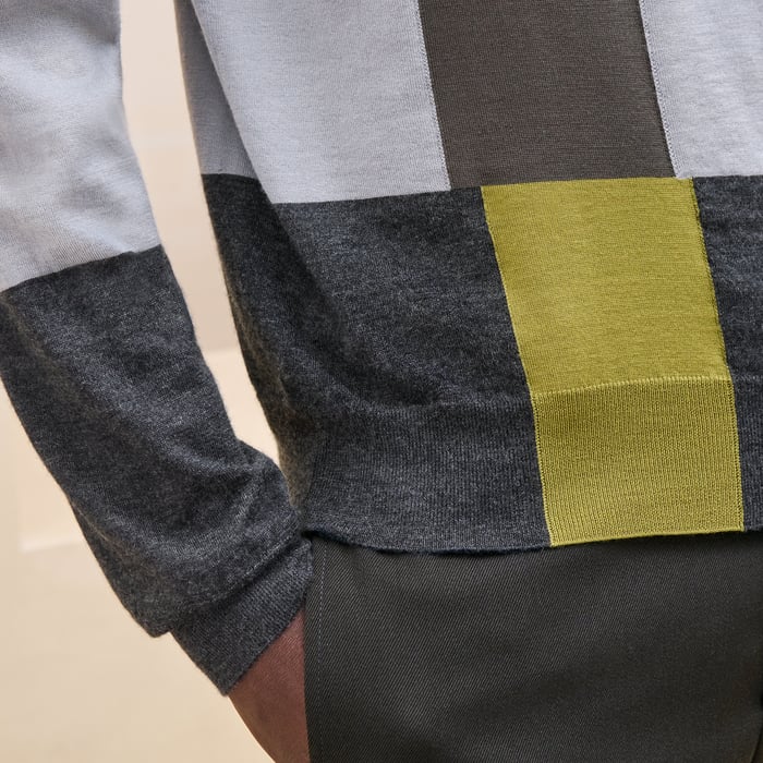 Silex "Graphique Colore" Crewneck Sweater