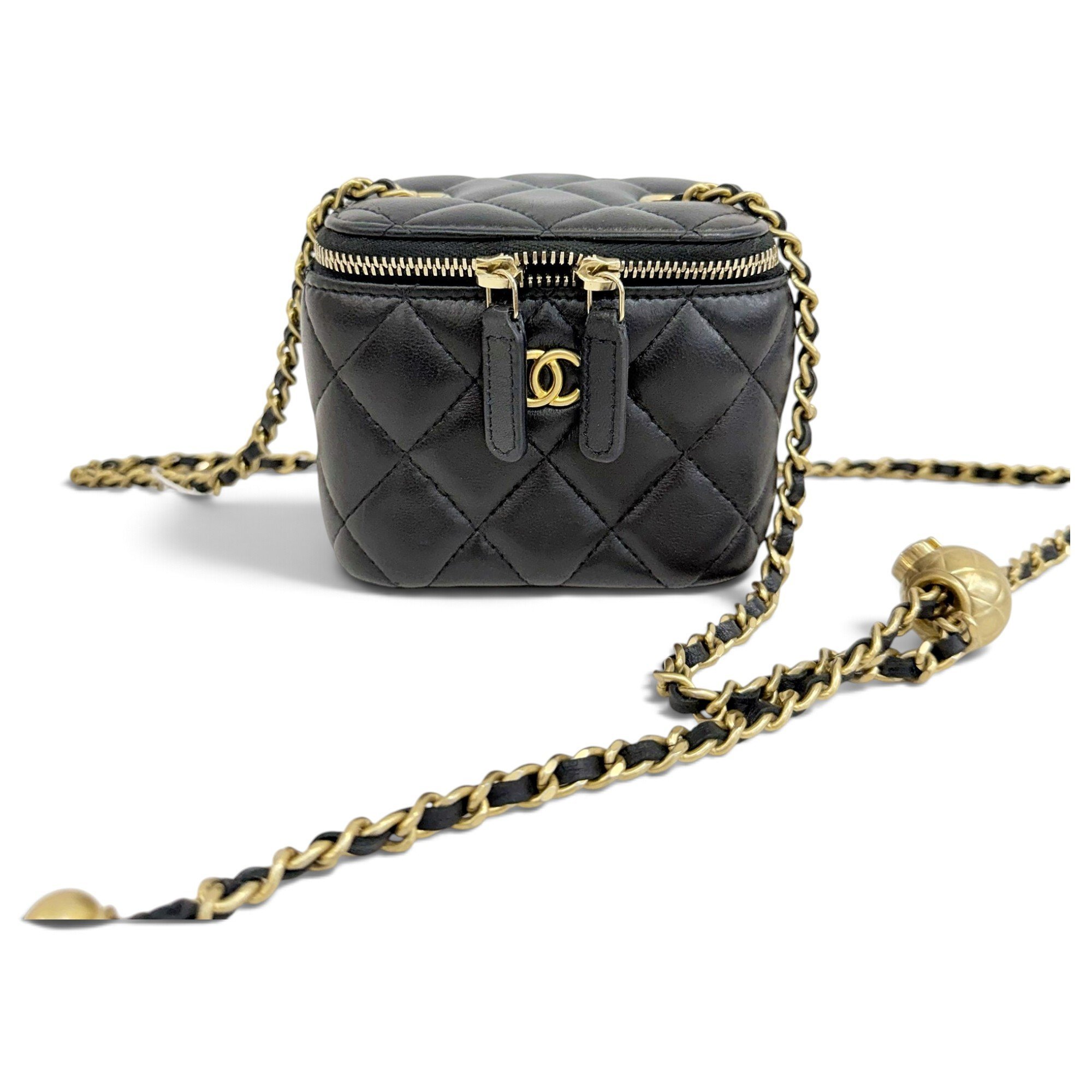Vanity leather mini bag