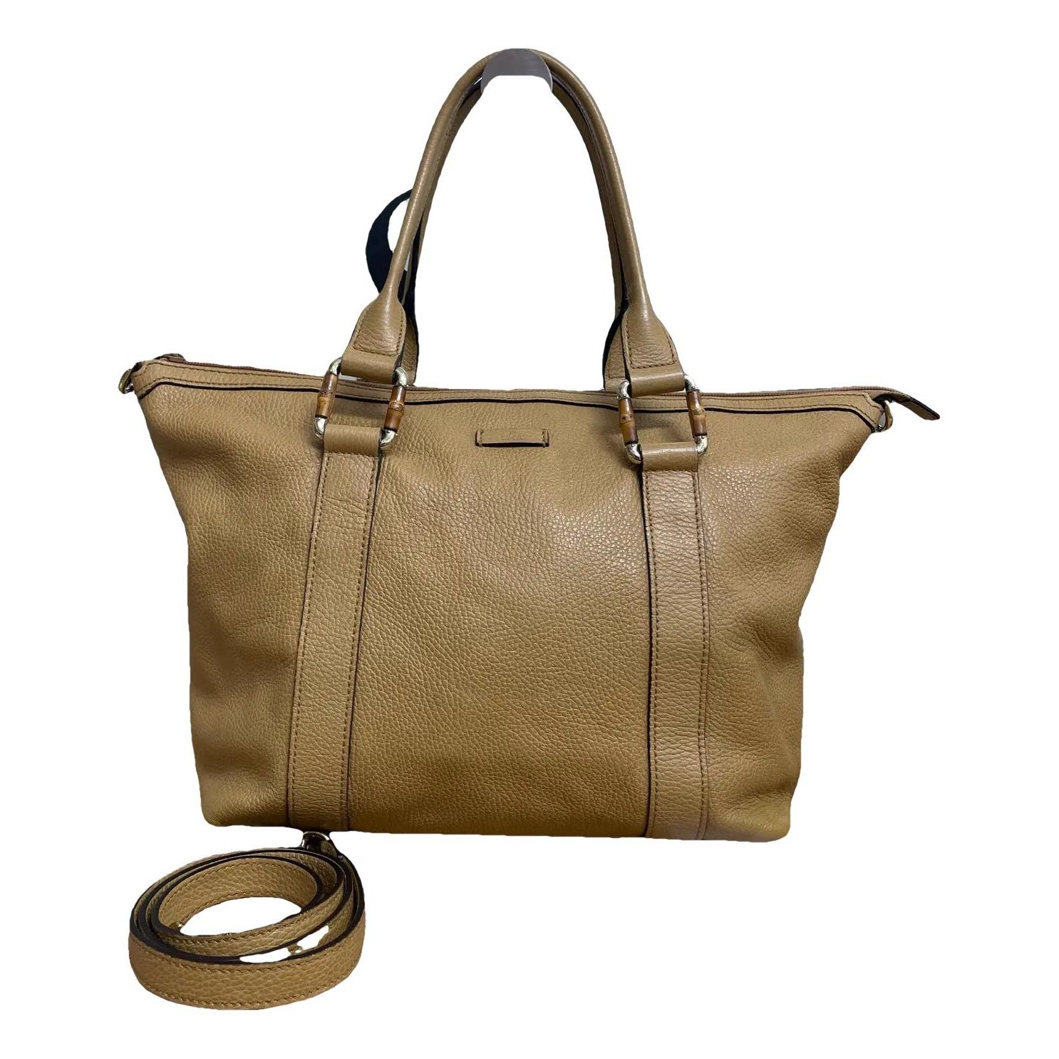 Vintage Bamboo leather crossbody bag