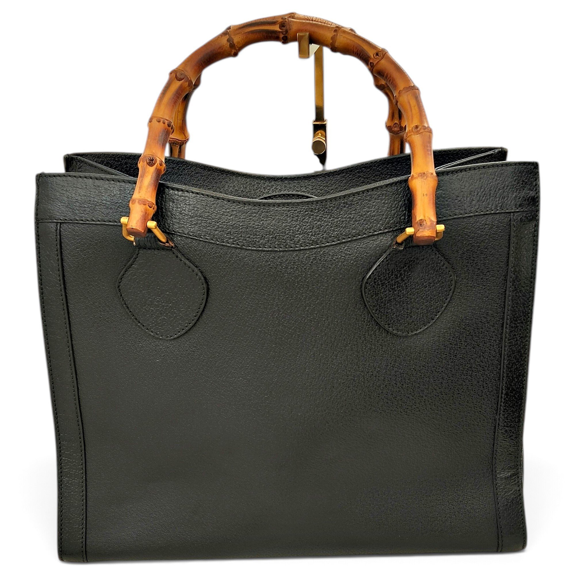 Bamboo leather handbag