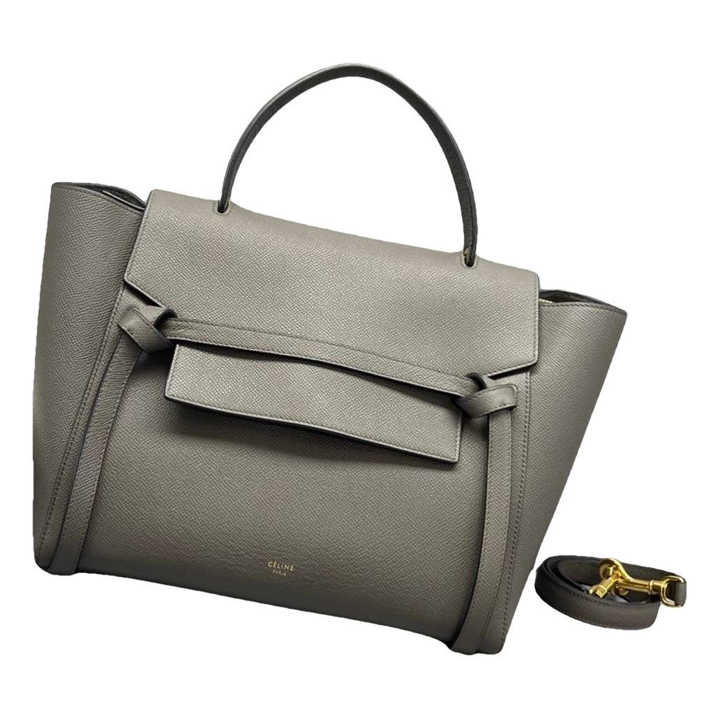 Belt leather handbag