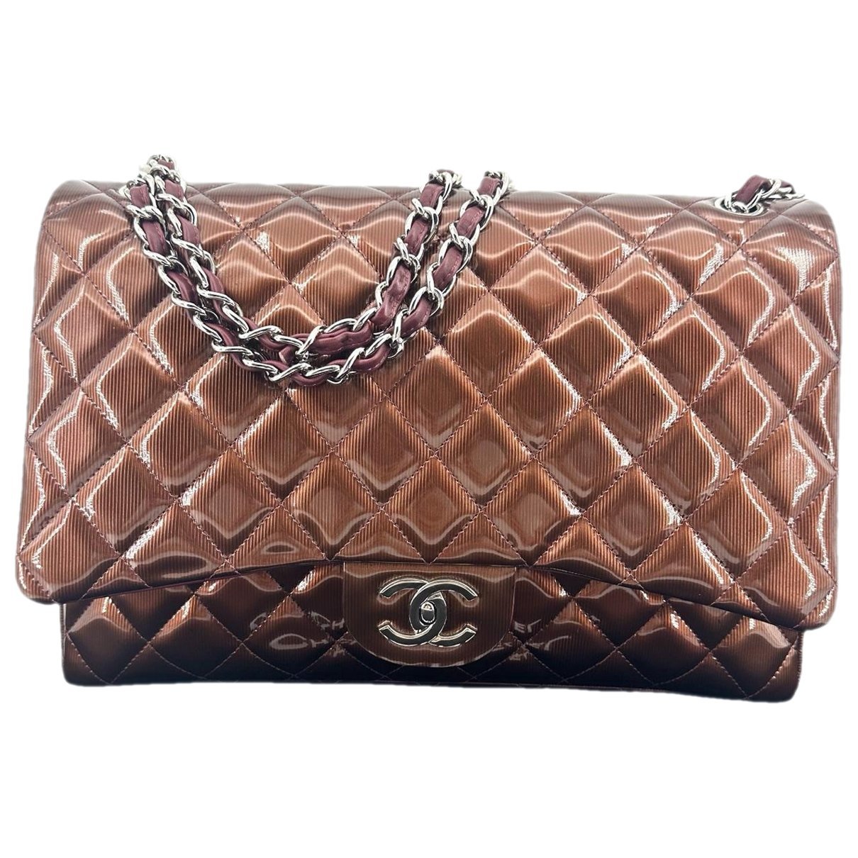 2.55 patent leather handbag