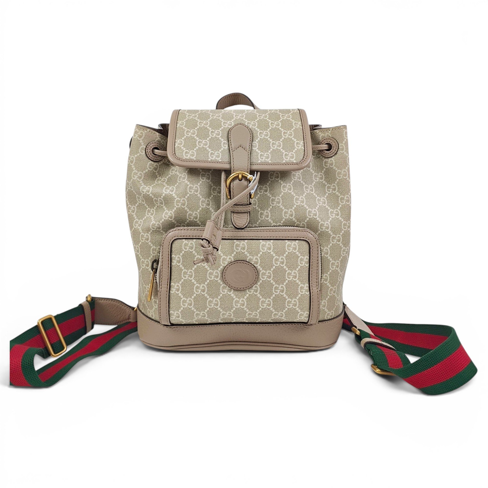 Leather backpack