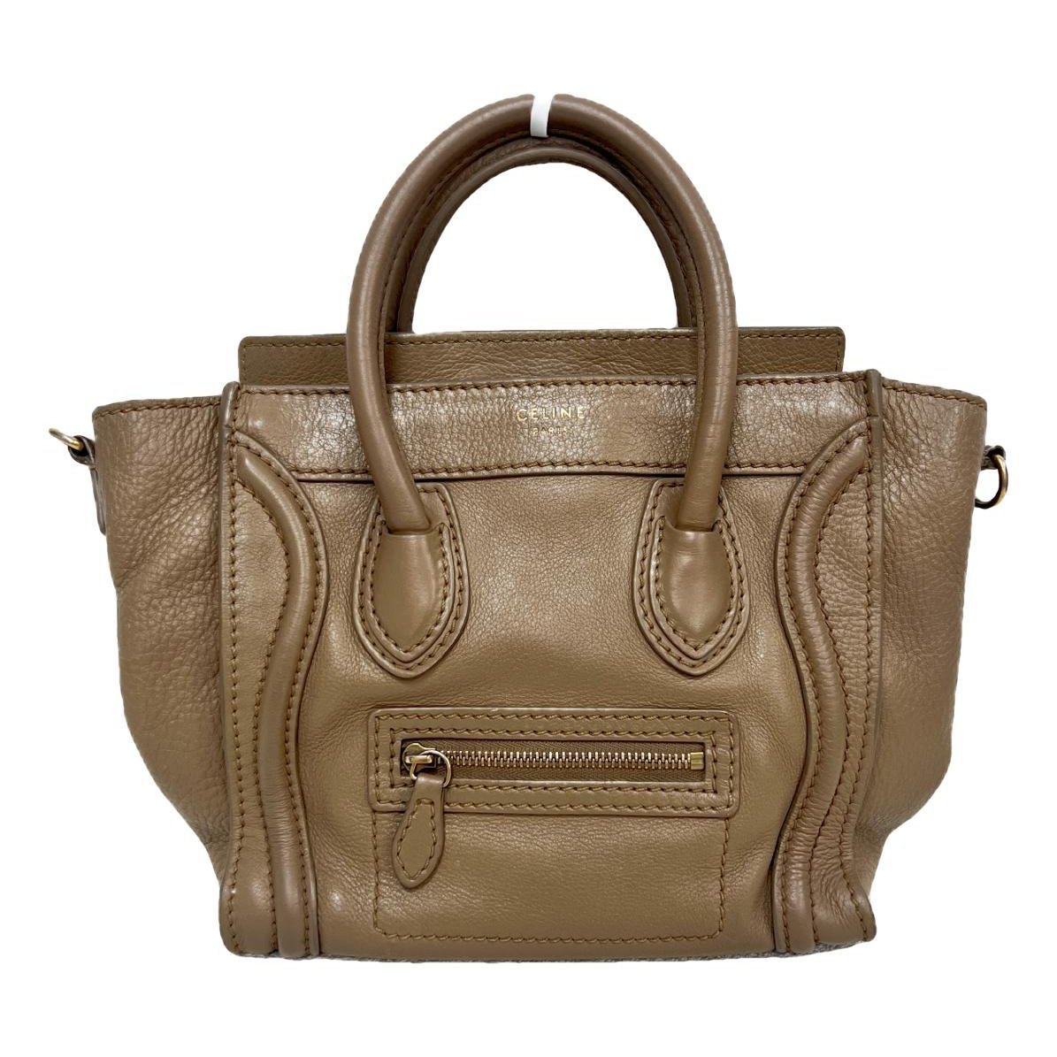 Luggage leather handbag