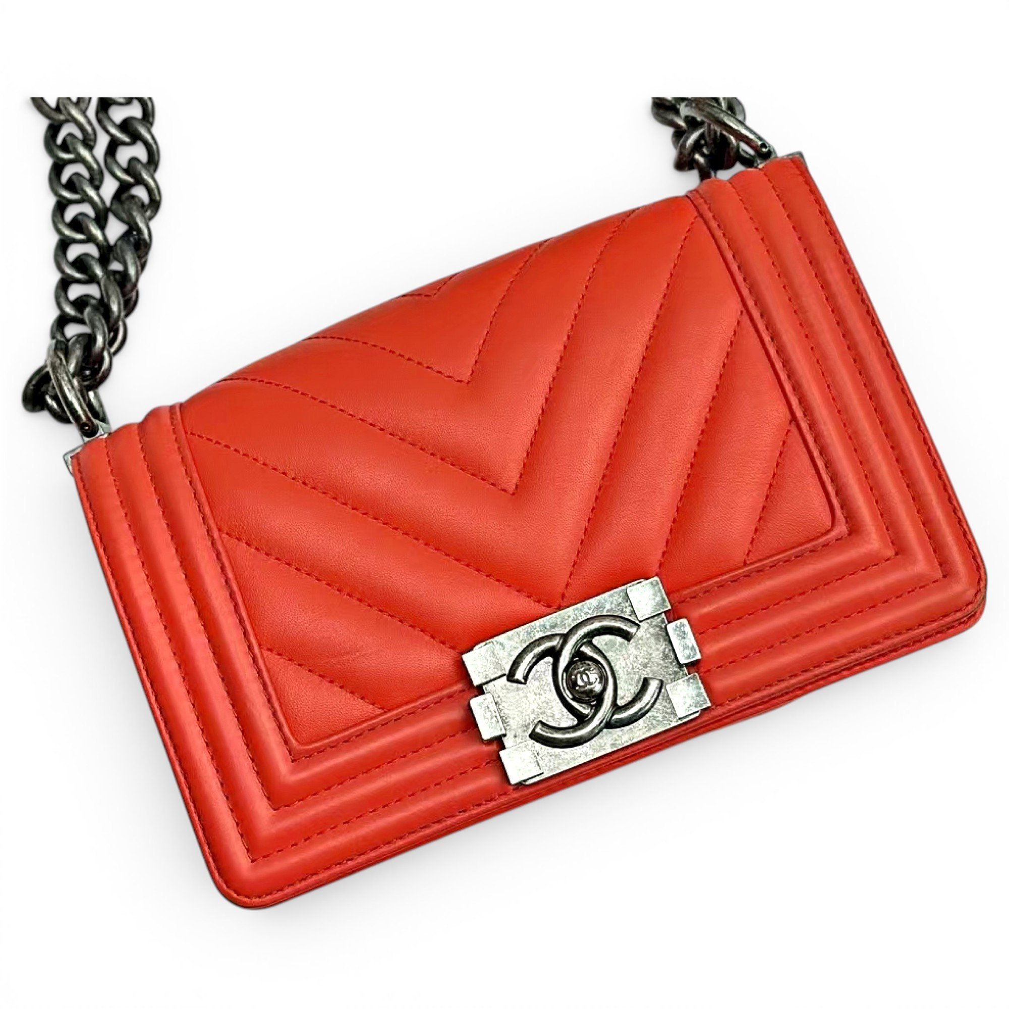 Chanel Boy leather handbag