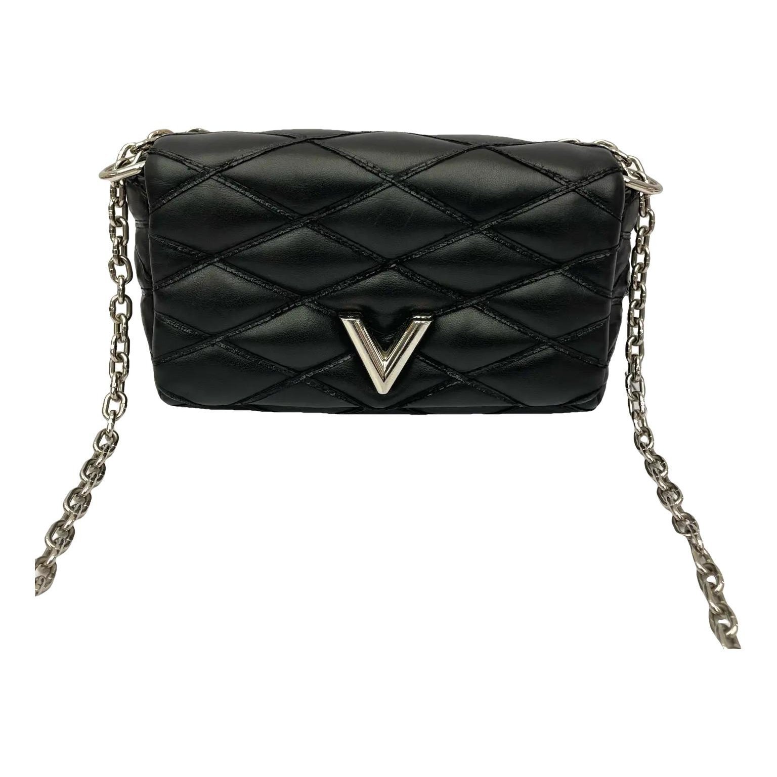 Twist leather handbag