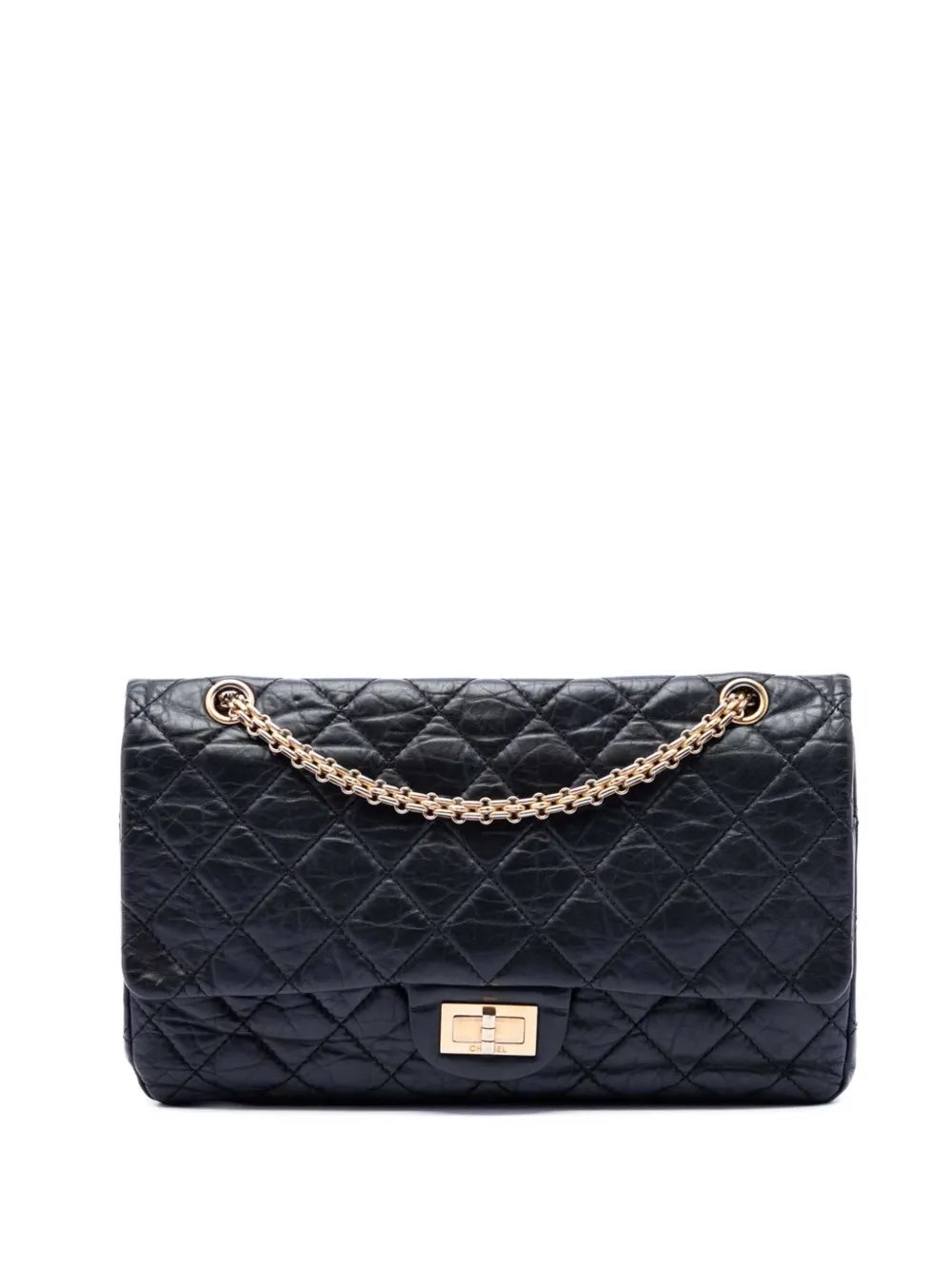 2011 Quilted Aged Calfskin Reissue 2.55 Double Flap 227 shoulder bag