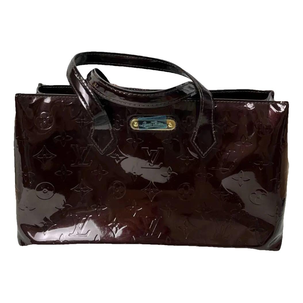 Wilshire patent leather handbag