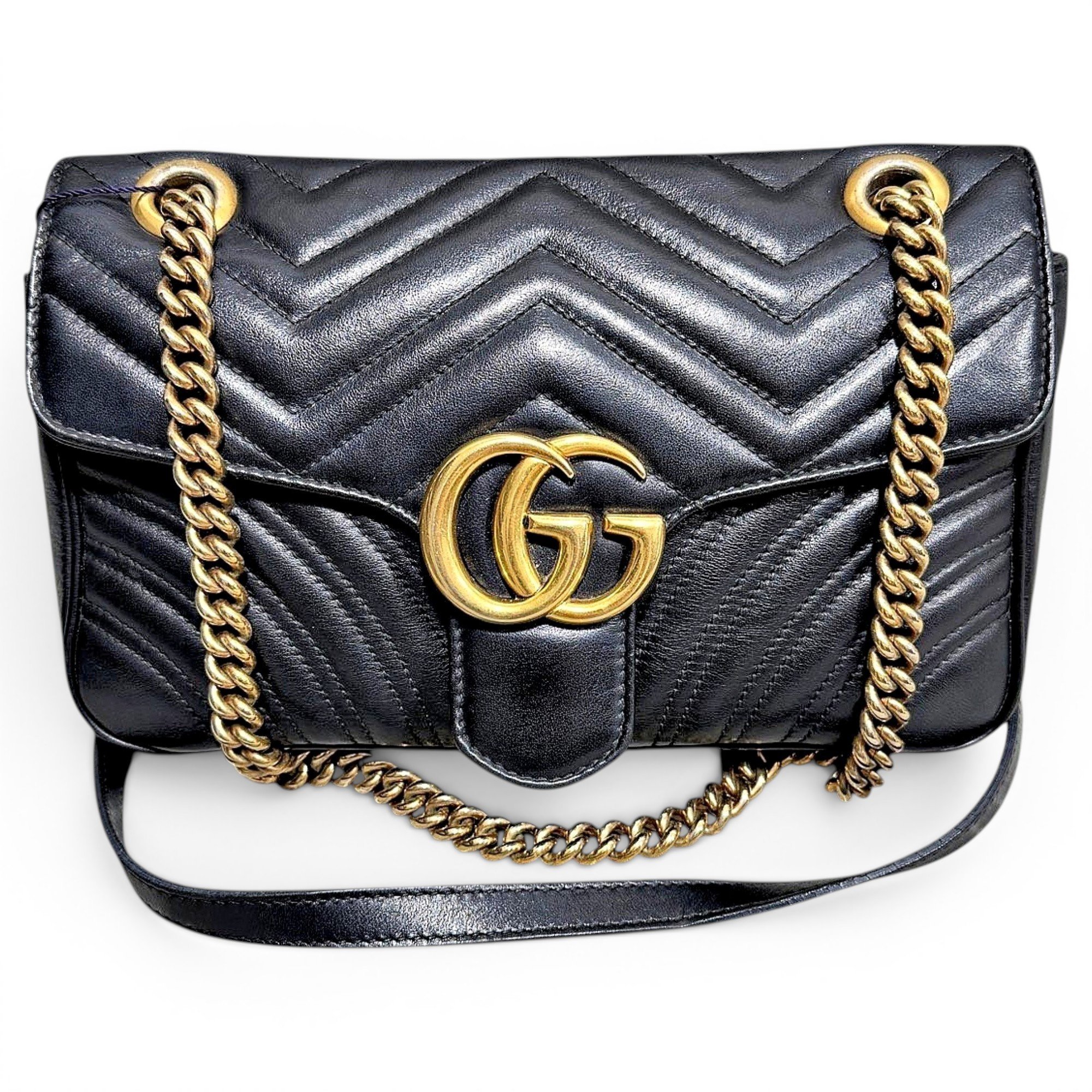 GG Marmont Flap leather handbag
