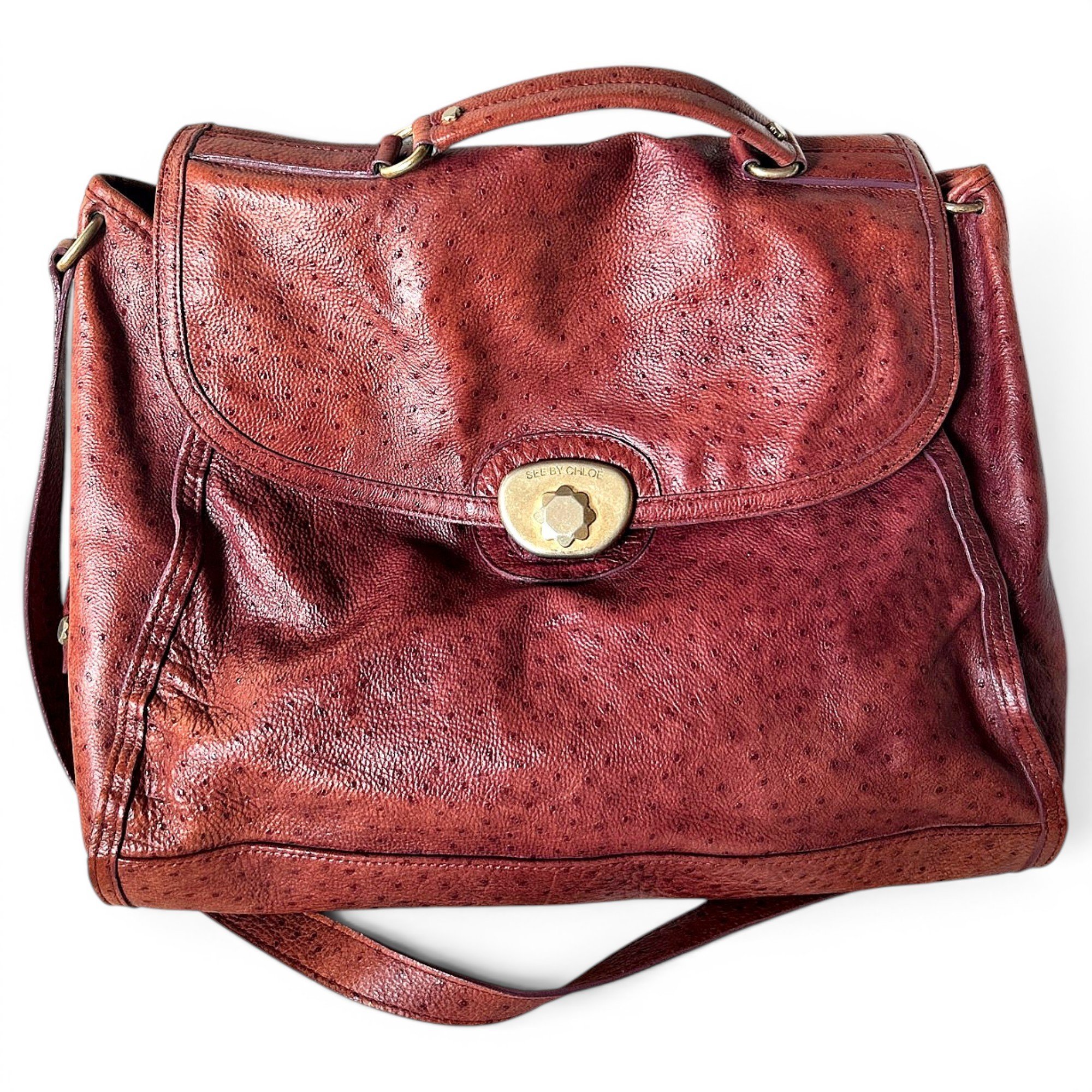 Leather handbag