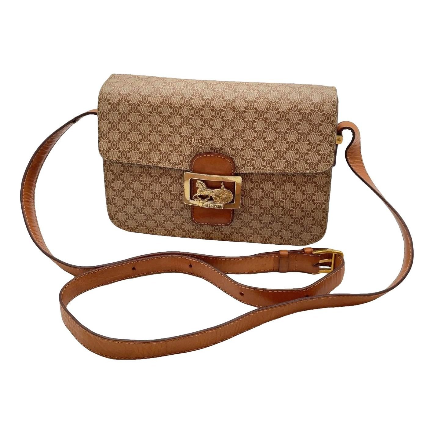 Triomphe leather crossbody bag