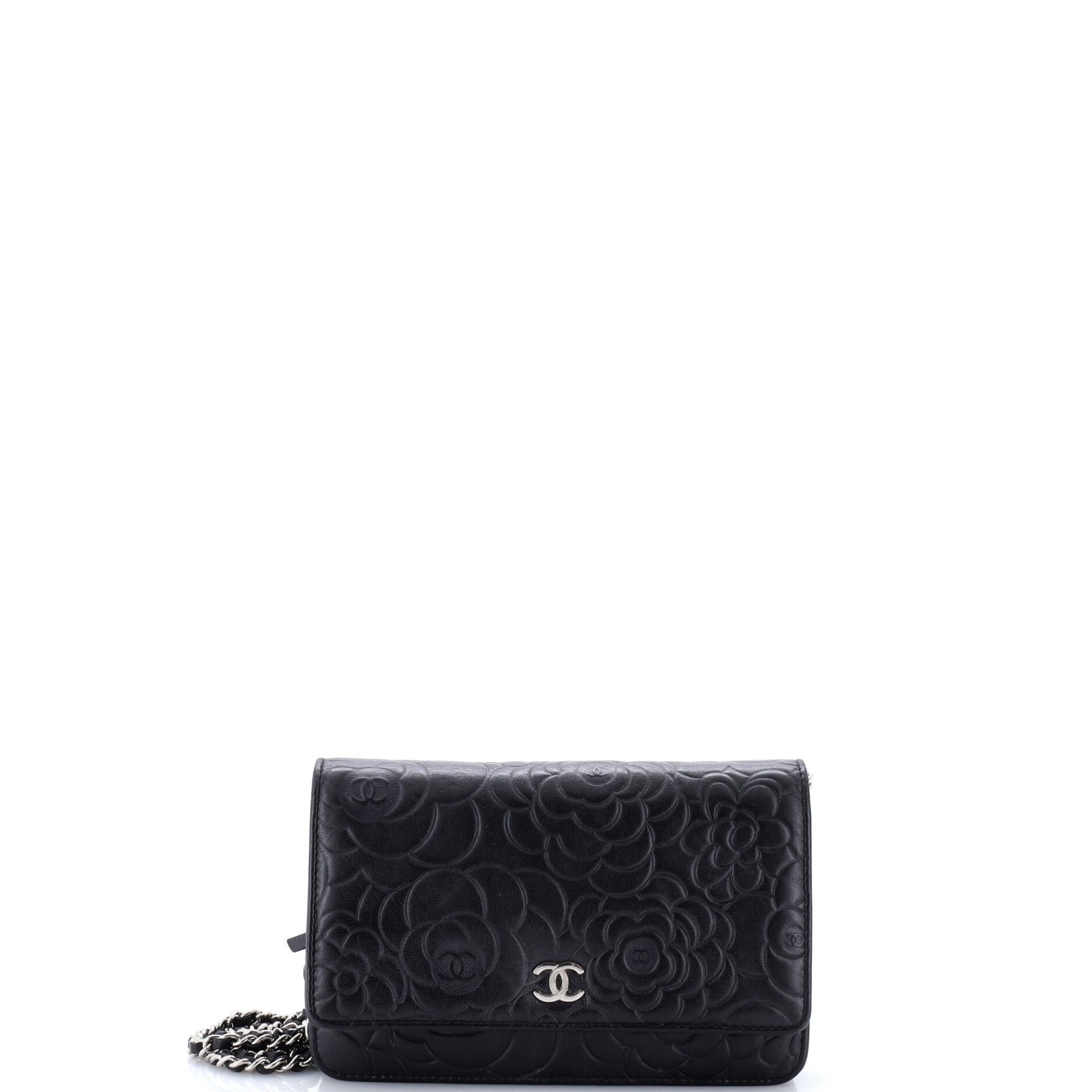 Wallet on Chain Camellia Lambskin
