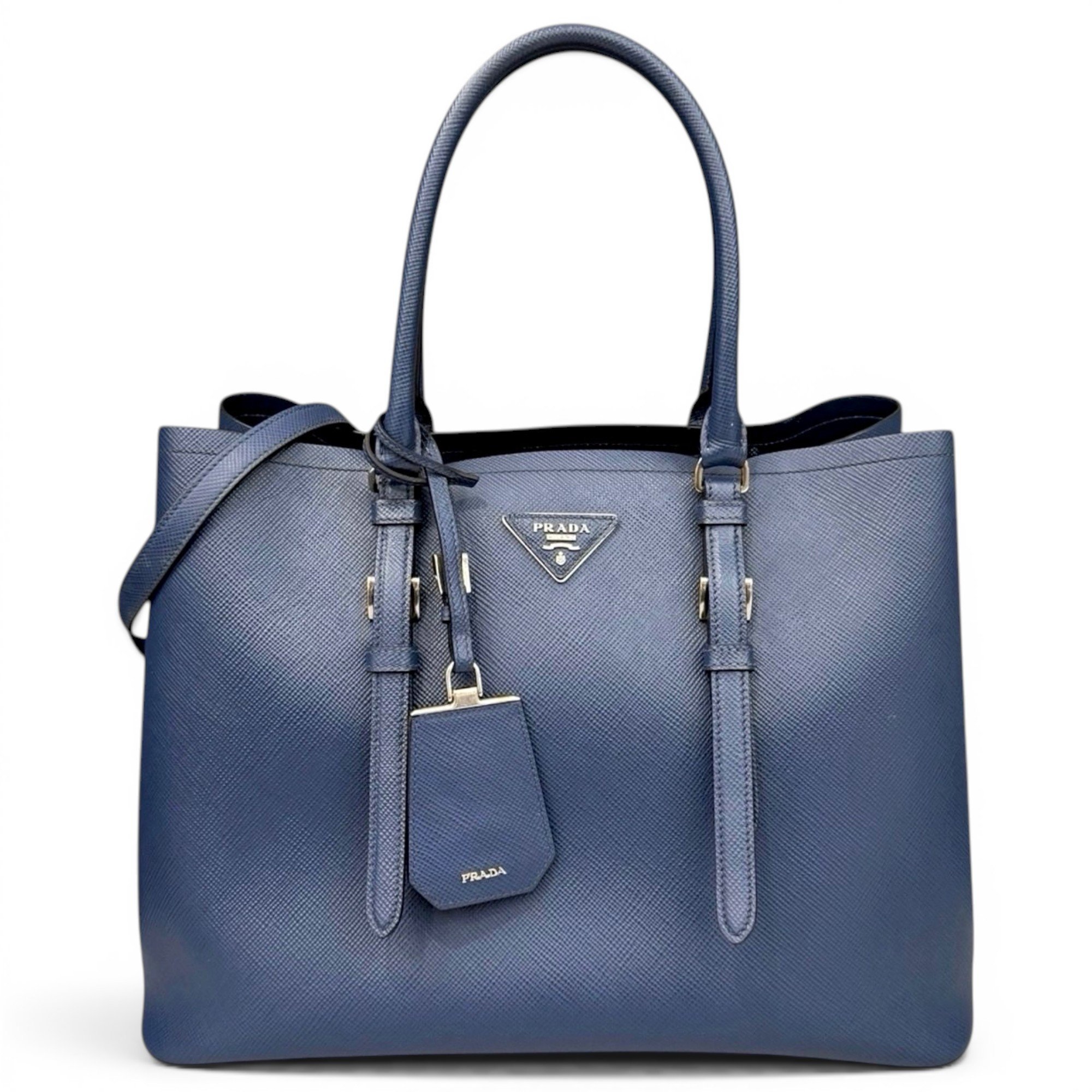 Double pony-style calfskin tote