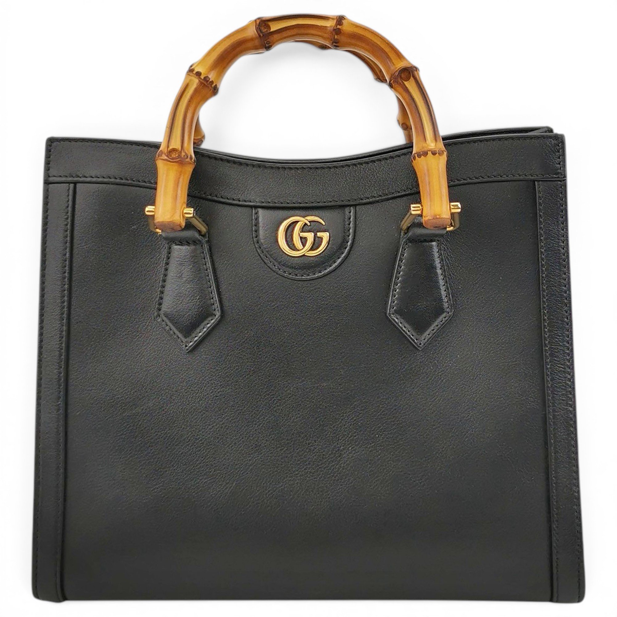 Diana Bamboo leather tote