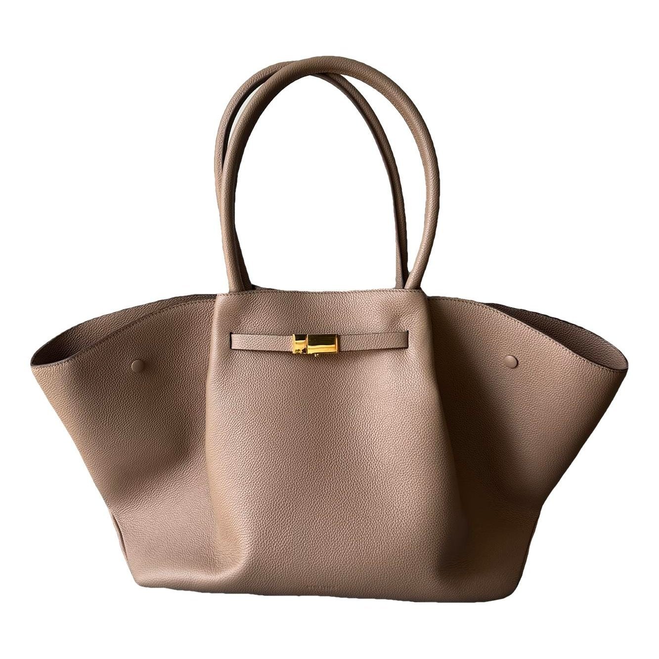 Leather tote