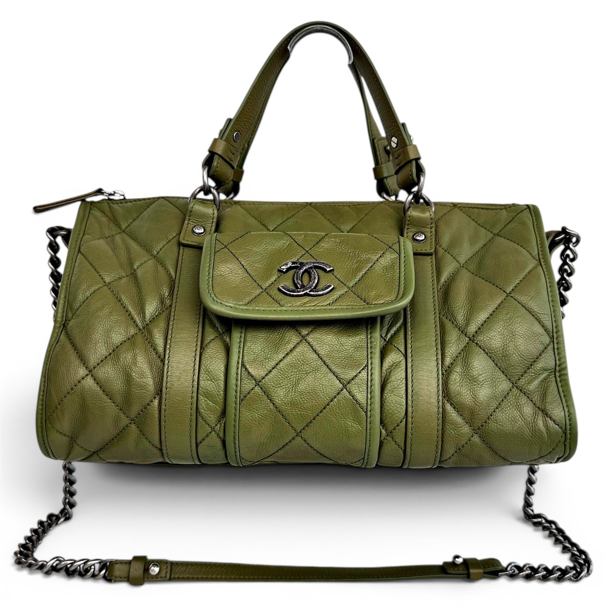 Leather handbag