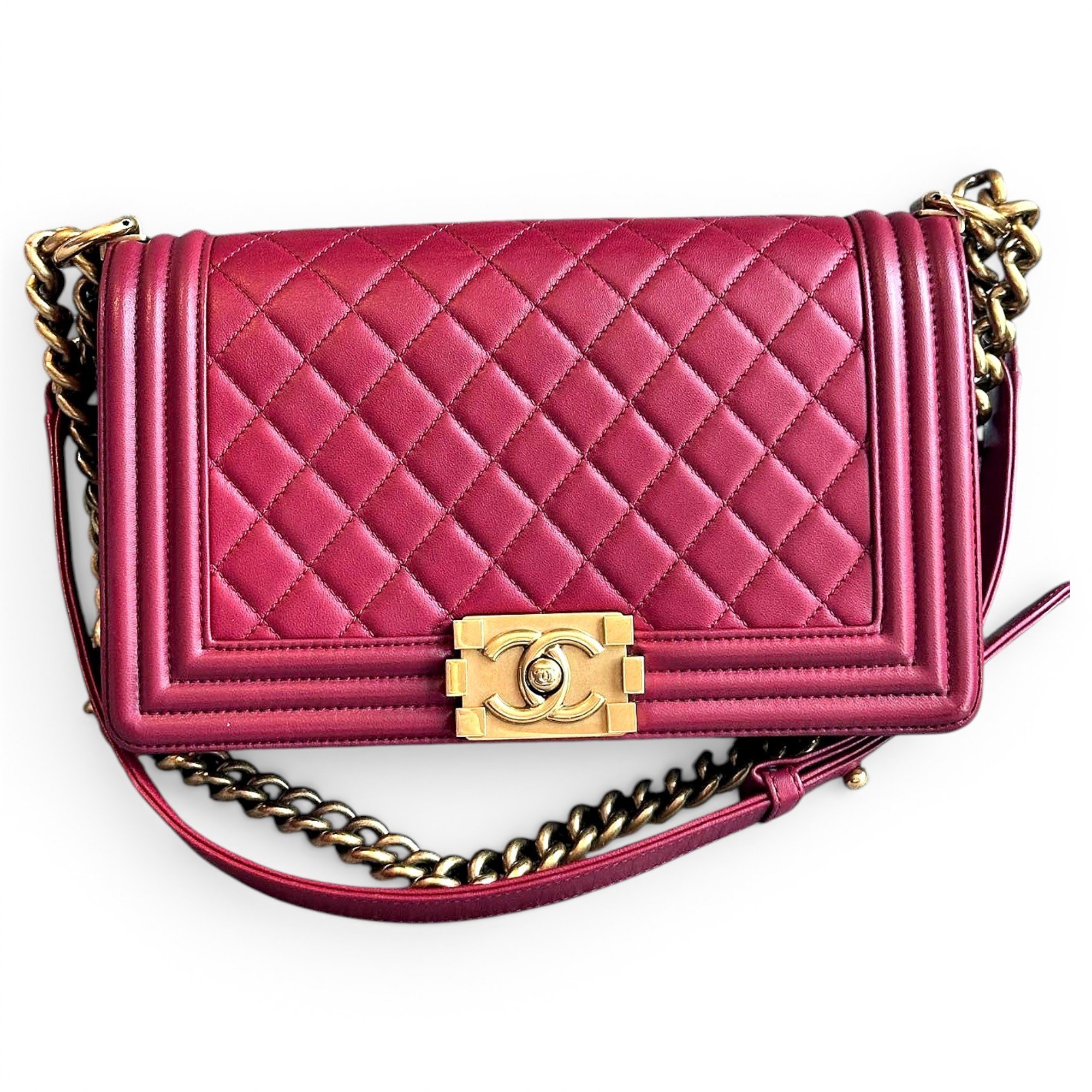 Boy pony-style calfskin handbag