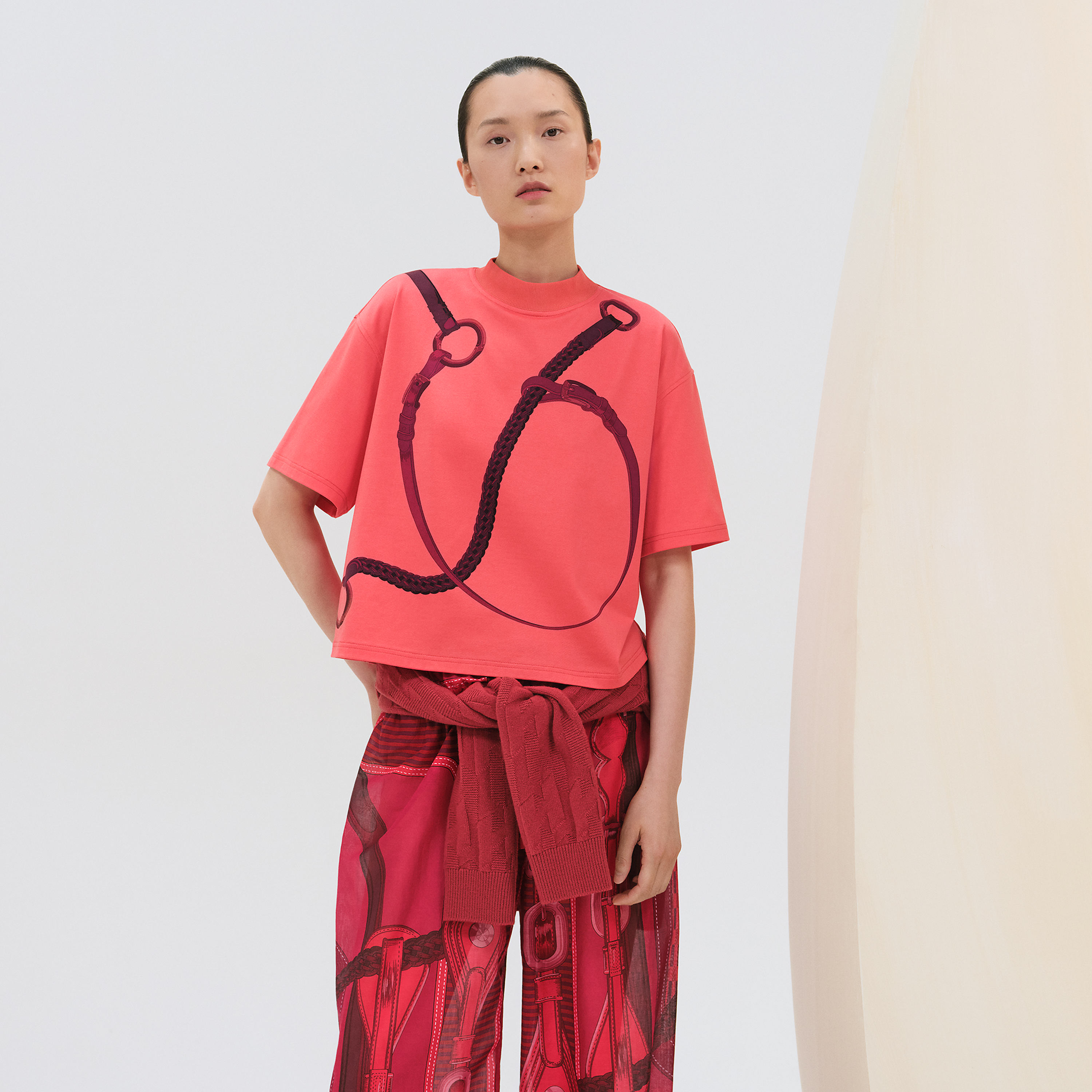 "Coaching Remix" boxy fit t-shirt