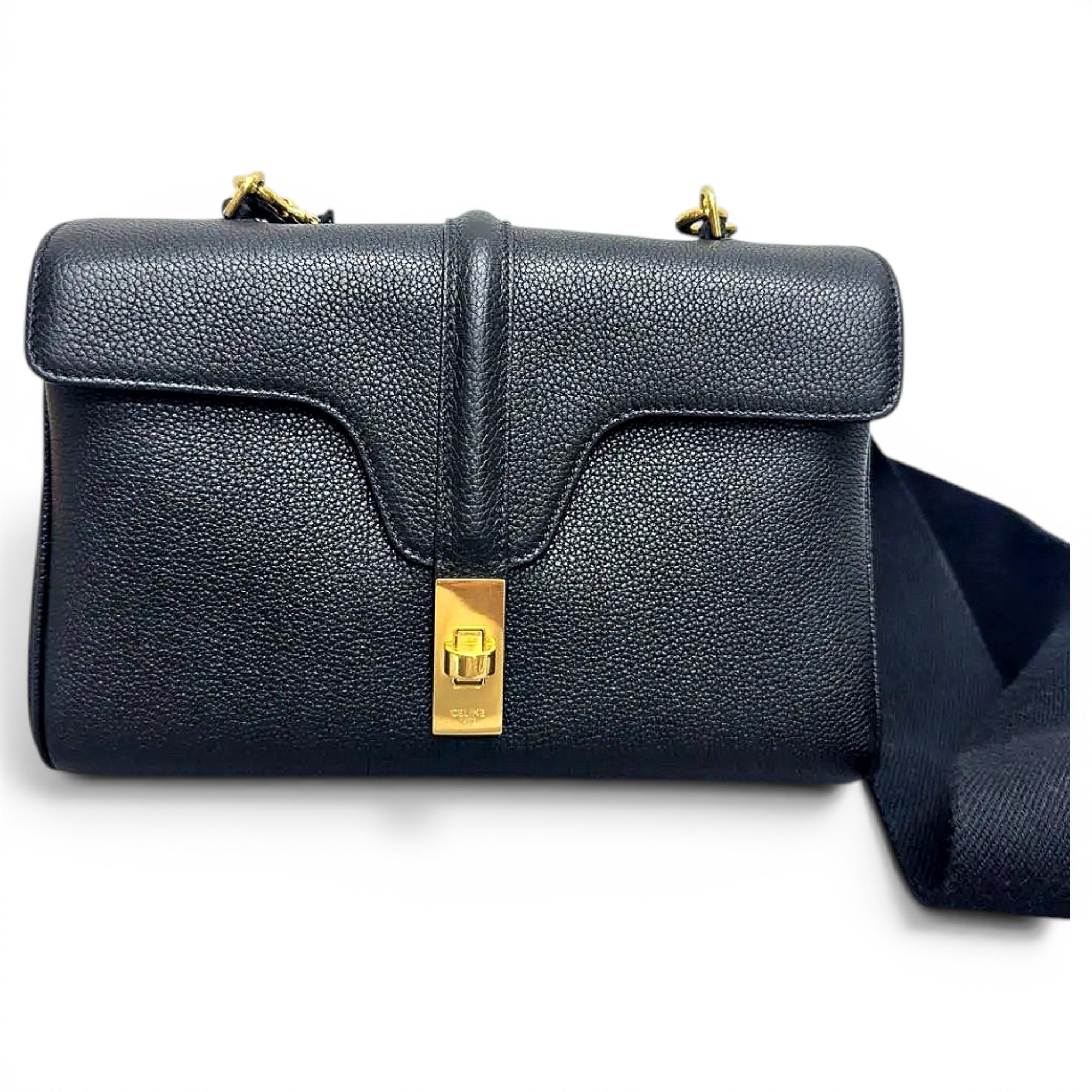 SAC 16 BESACE leather handbag