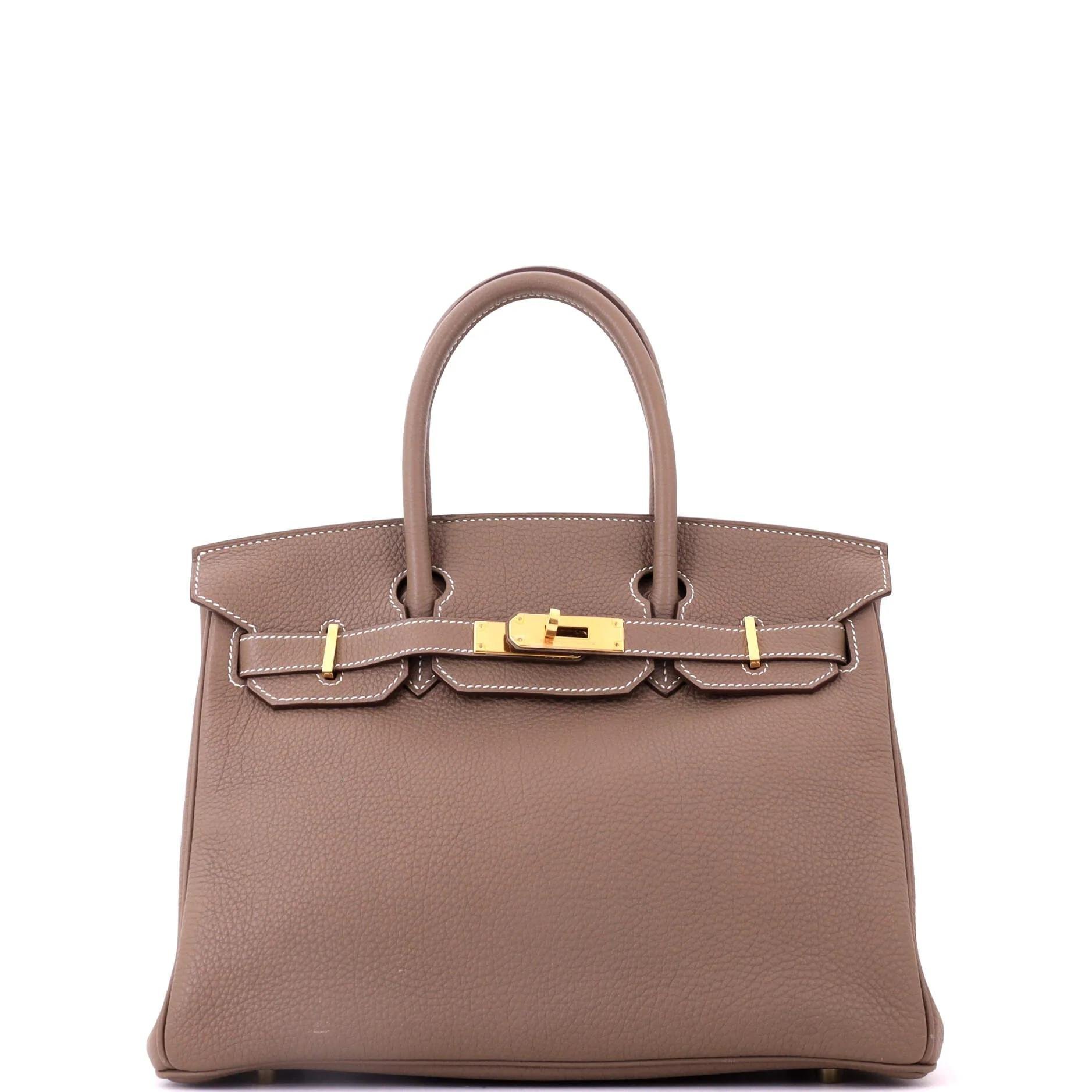 Birkin 30 leather tote
