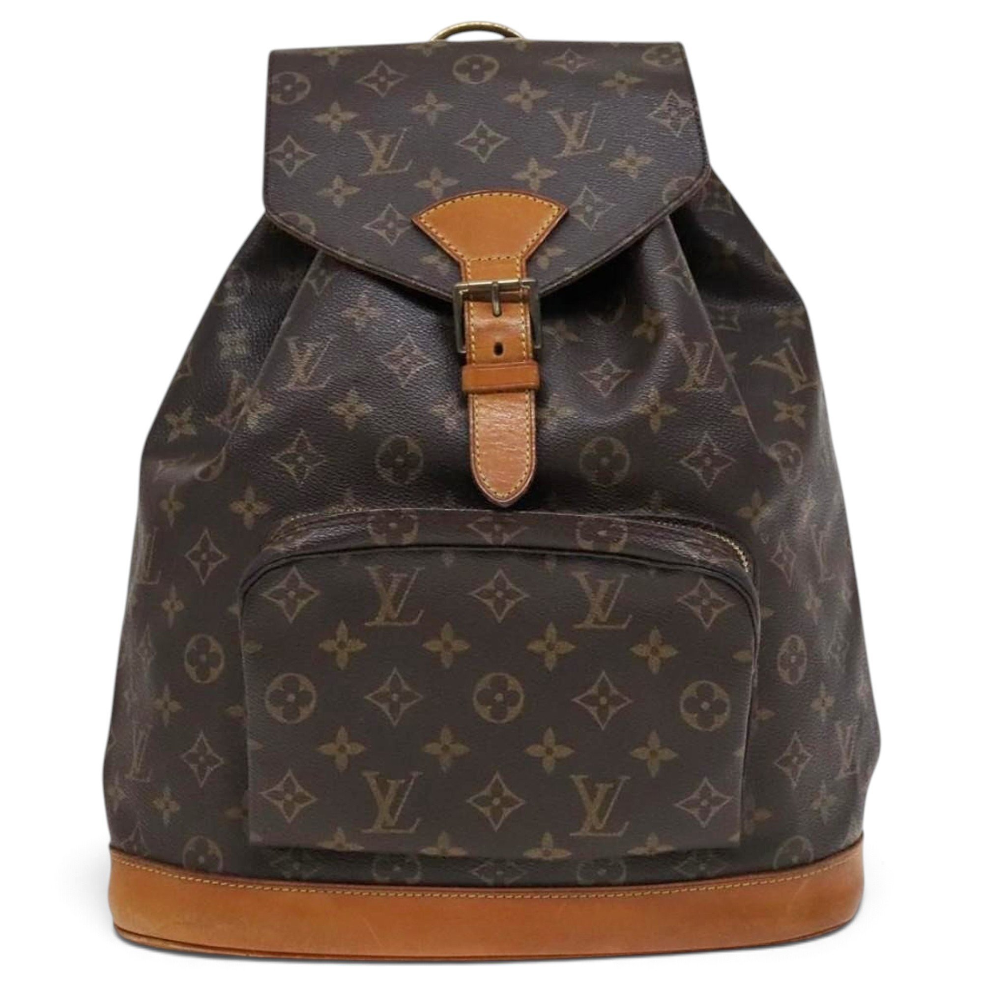 Montsouris leather backpack