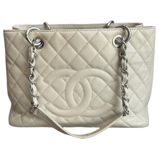 Grand shopping leather tote