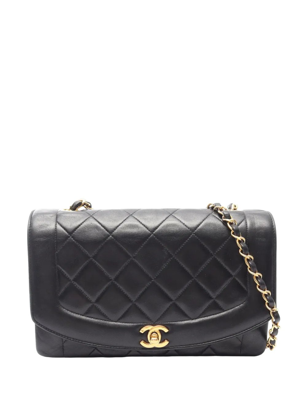 1994-1996 Medium Lambskin Diana Flap crossbody bag
