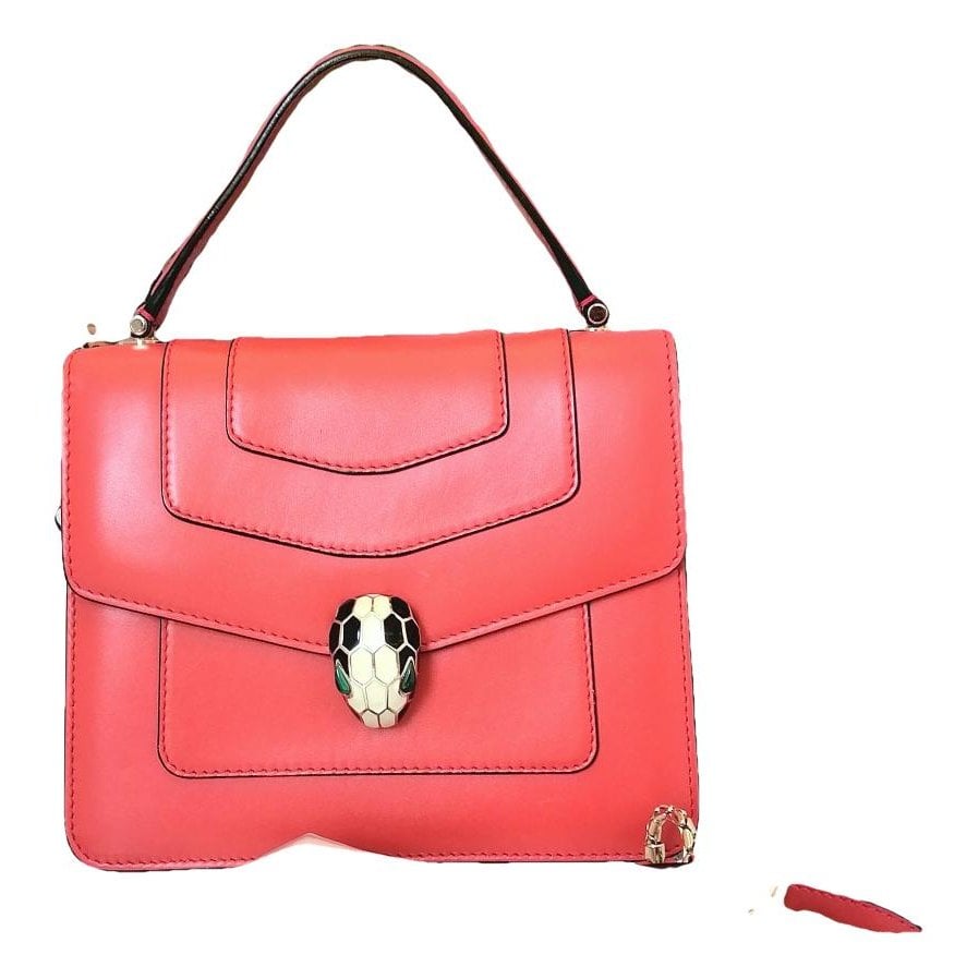 Serpenti leather handbag