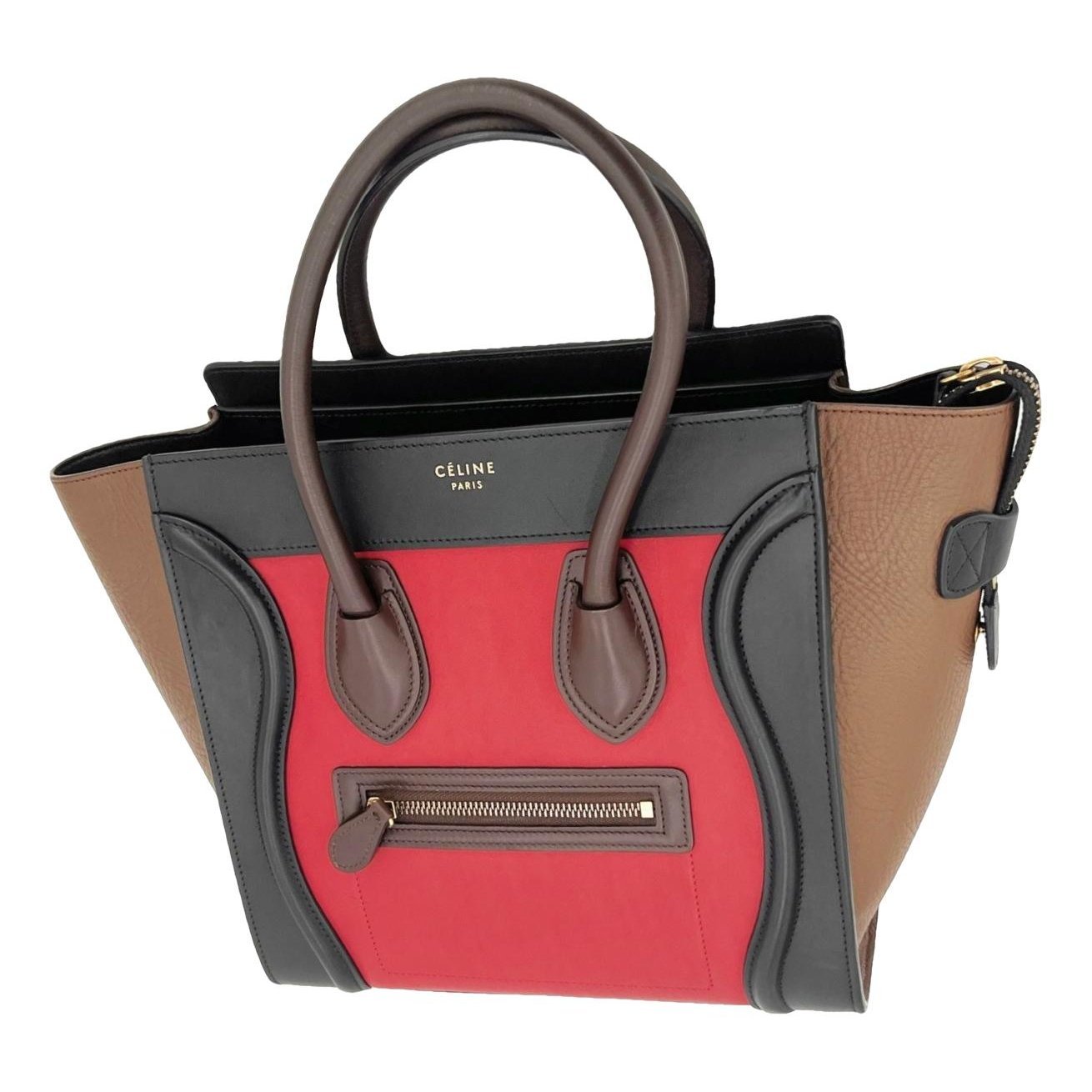 Luggage leather handbag