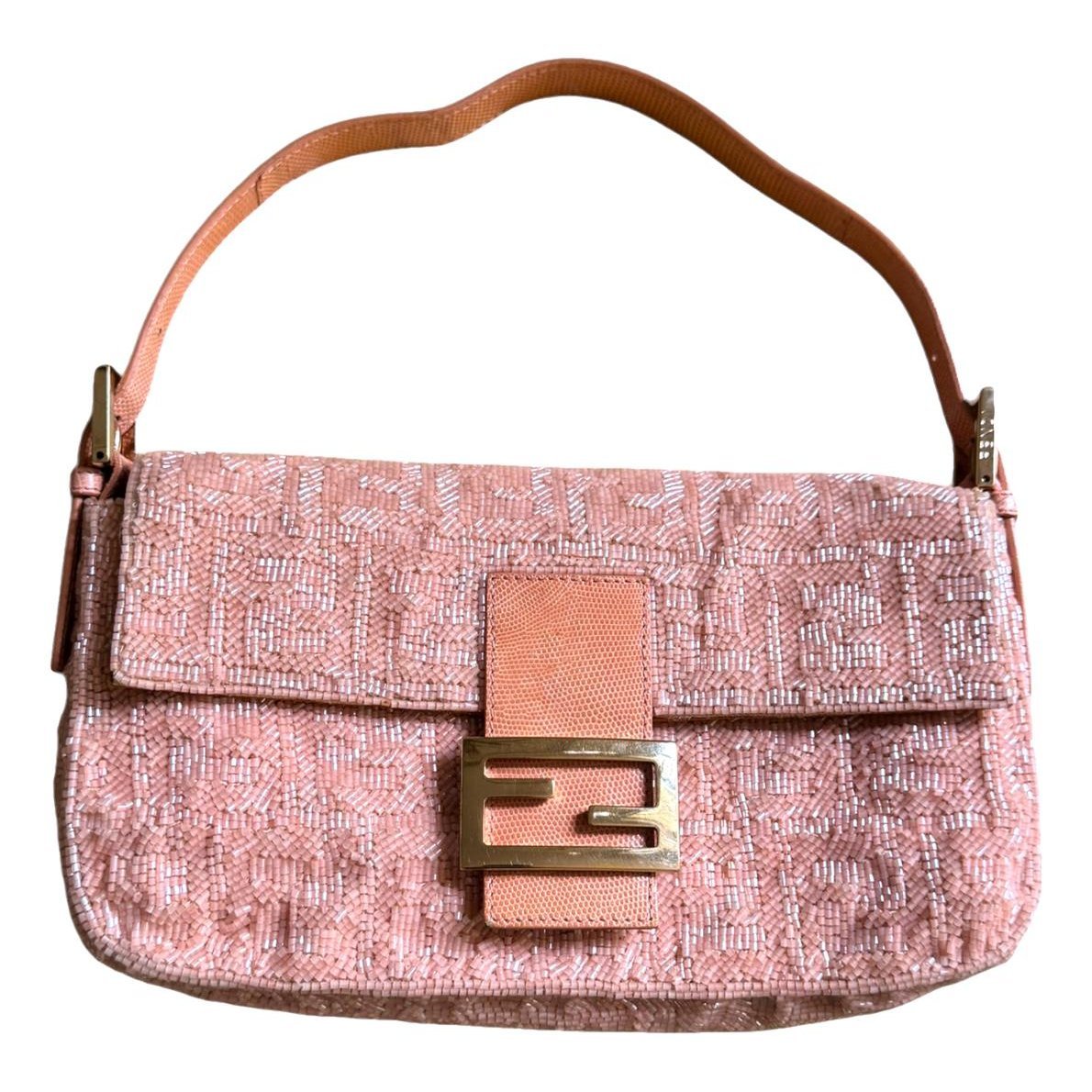 Baguette glitter handbag