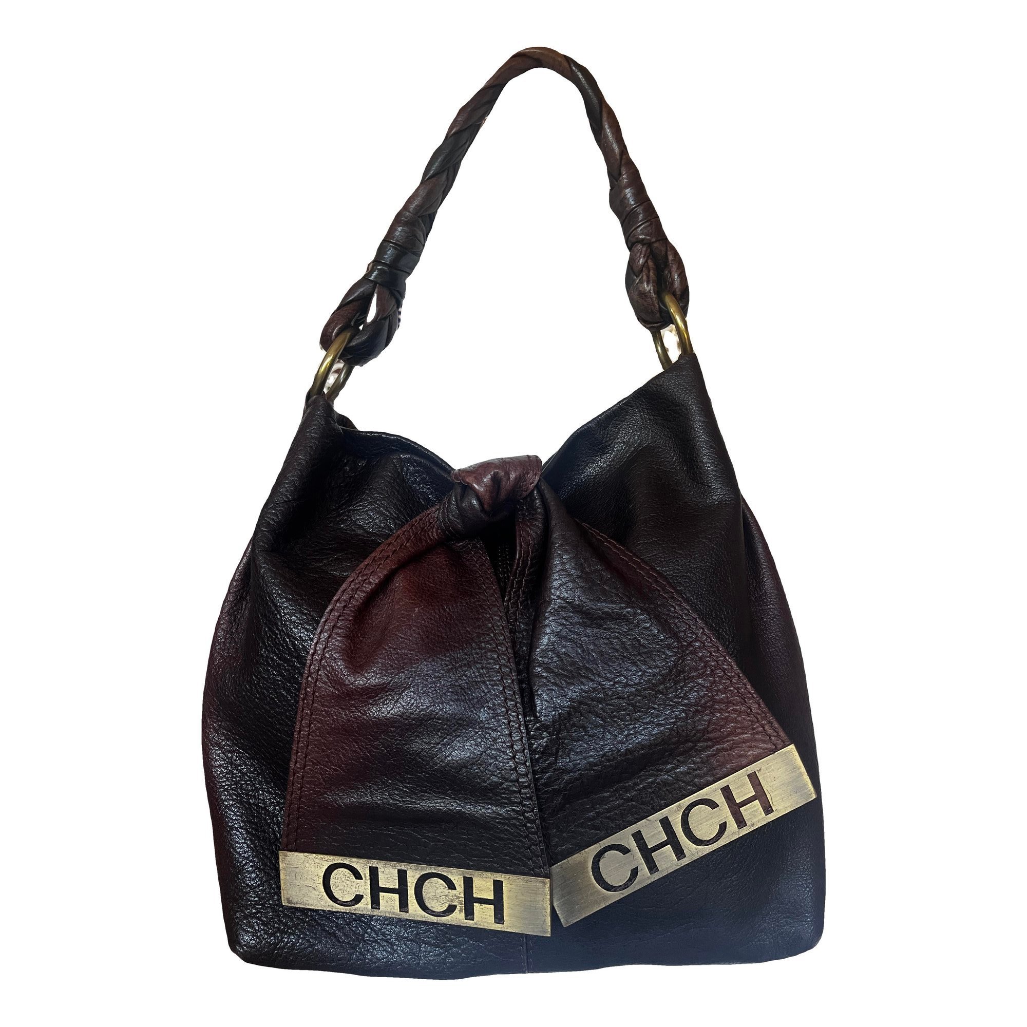 Leather handbag