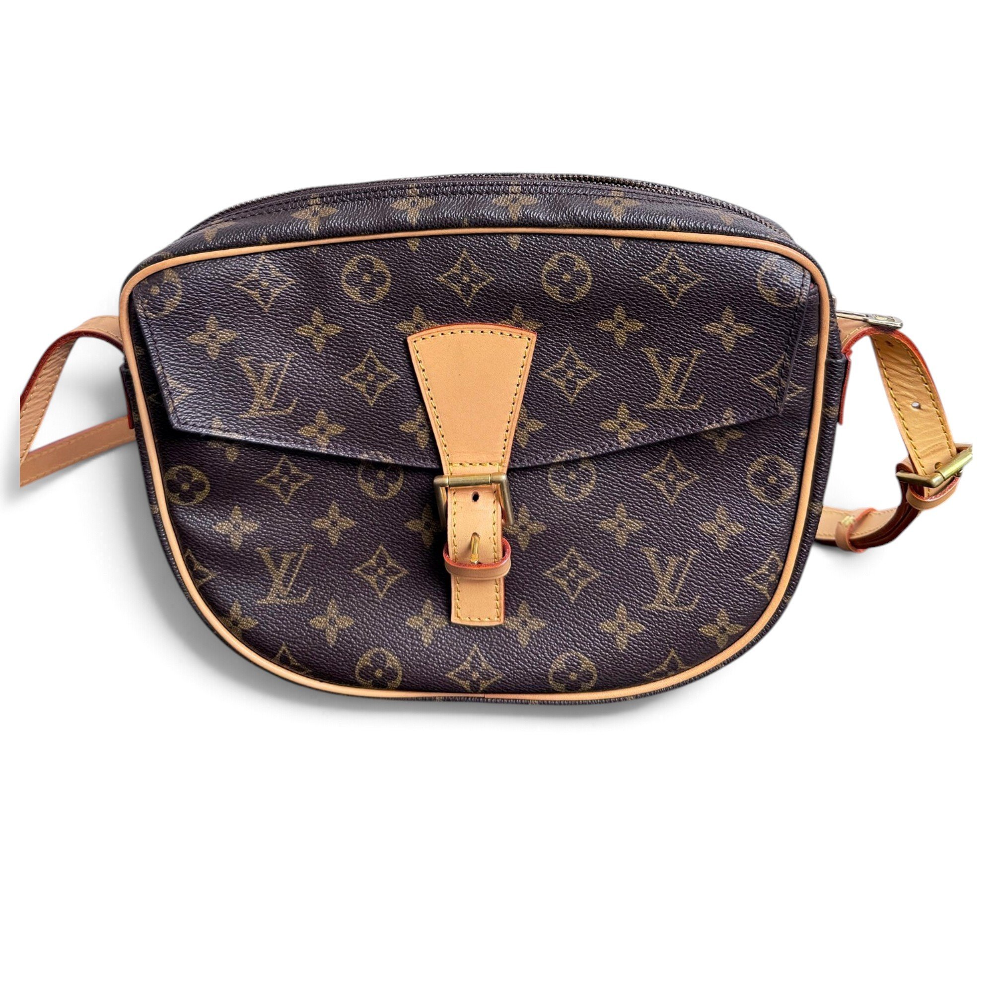 Jeune fille leather crossbody bag