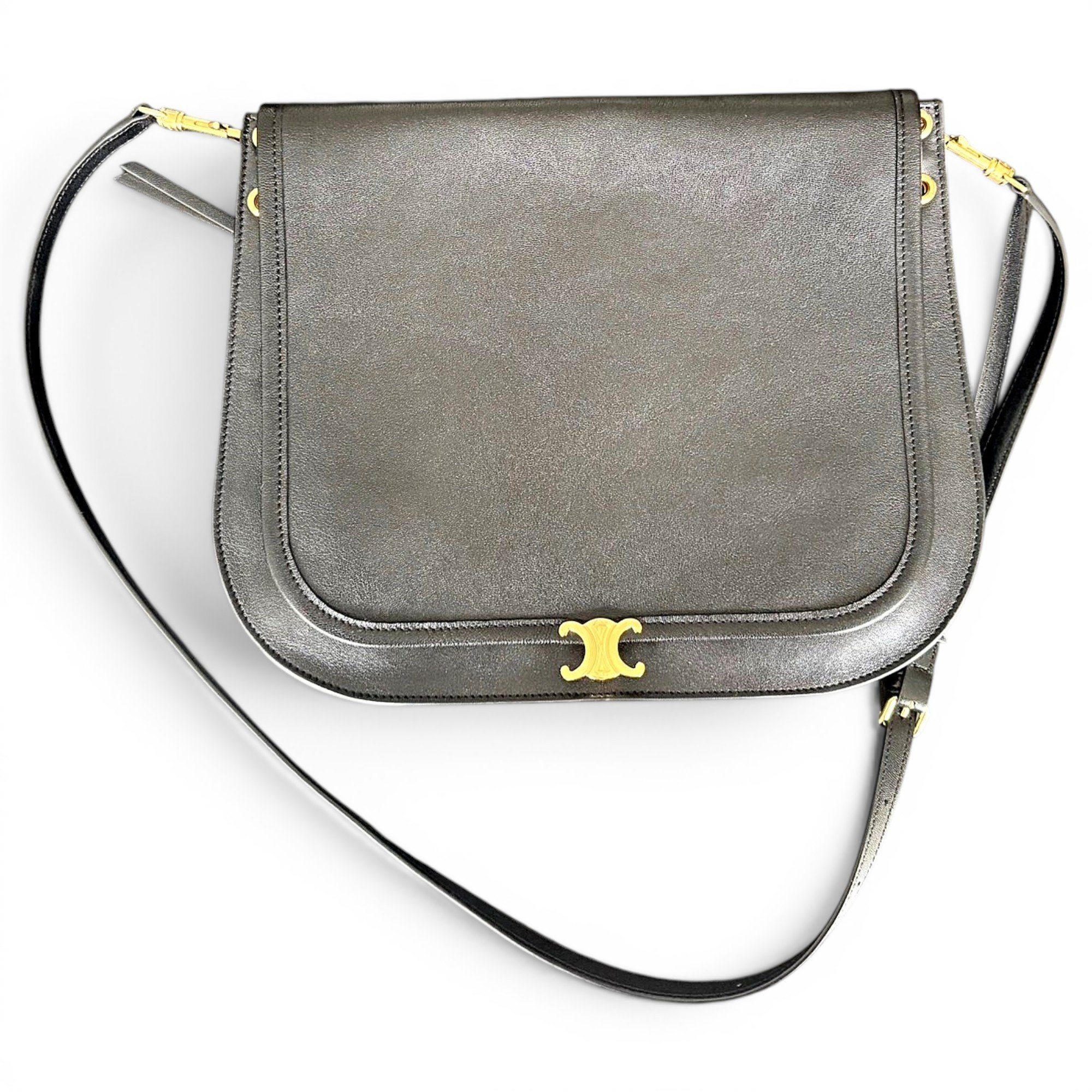 Triomphe leather crossbody bag