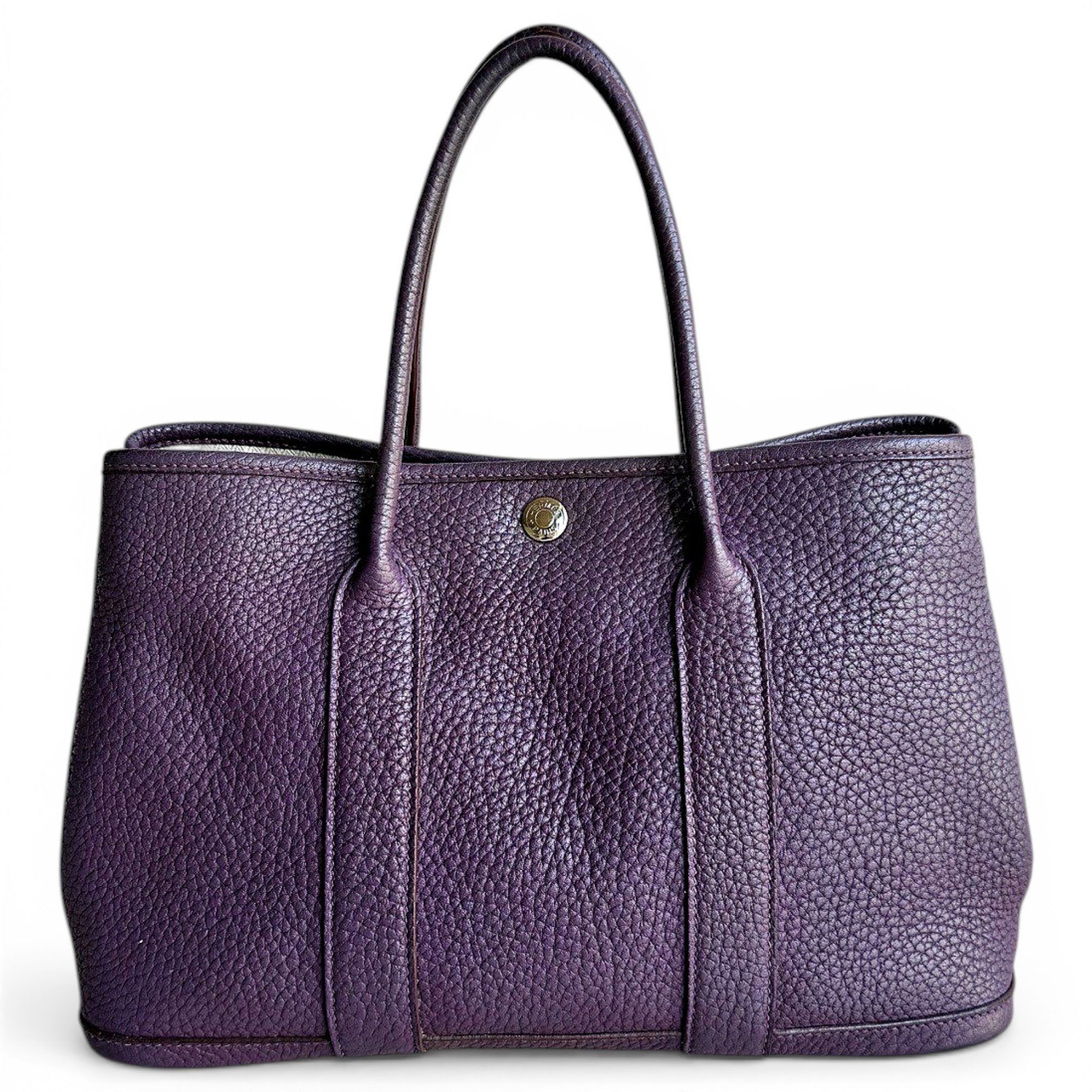 Garden Party leather handbag