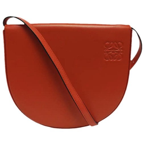 Heel leather crossbody bag